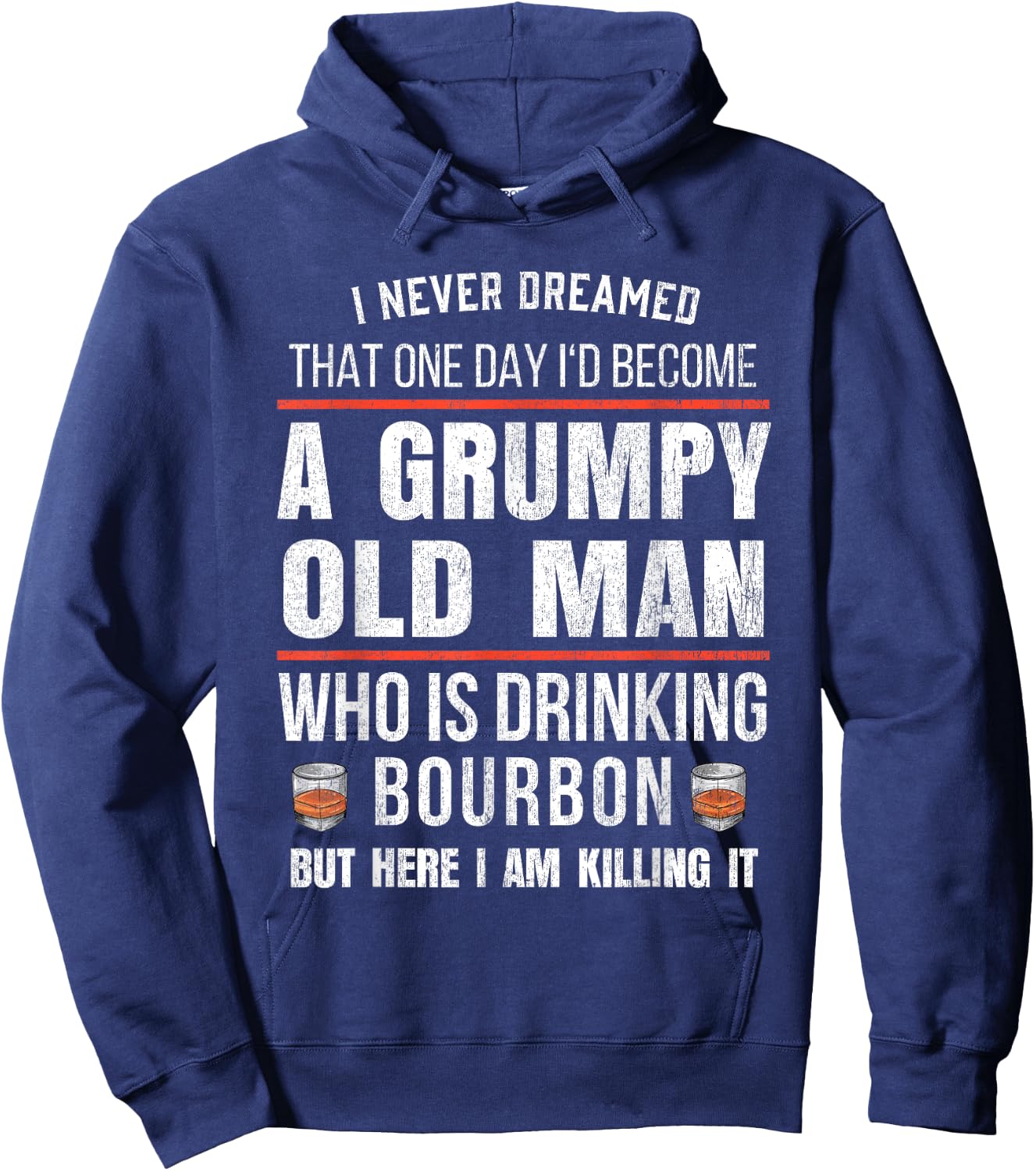 Kentucky Bourbon Whiskey Retirement Gift Malt Whisky Retiree Hoodie - Hoodie | Navy