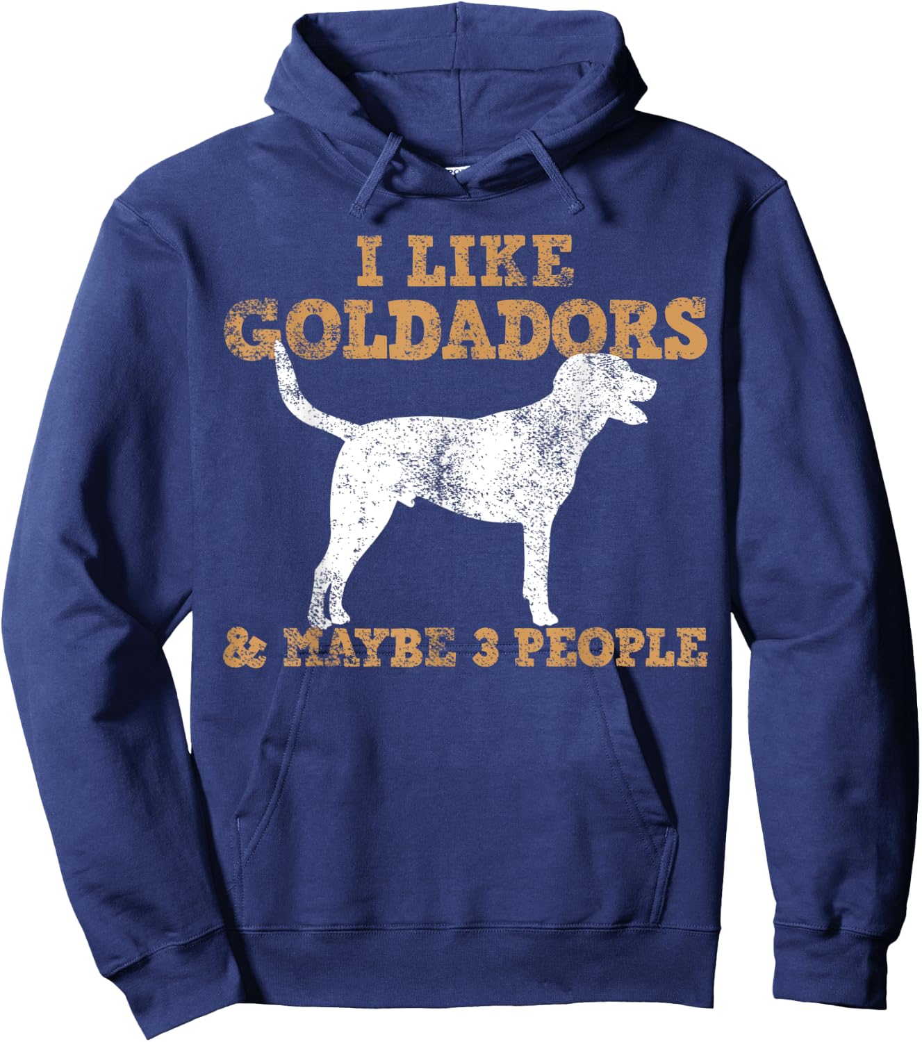 Goldador Labrador Hoodie - Hoodie | Navy