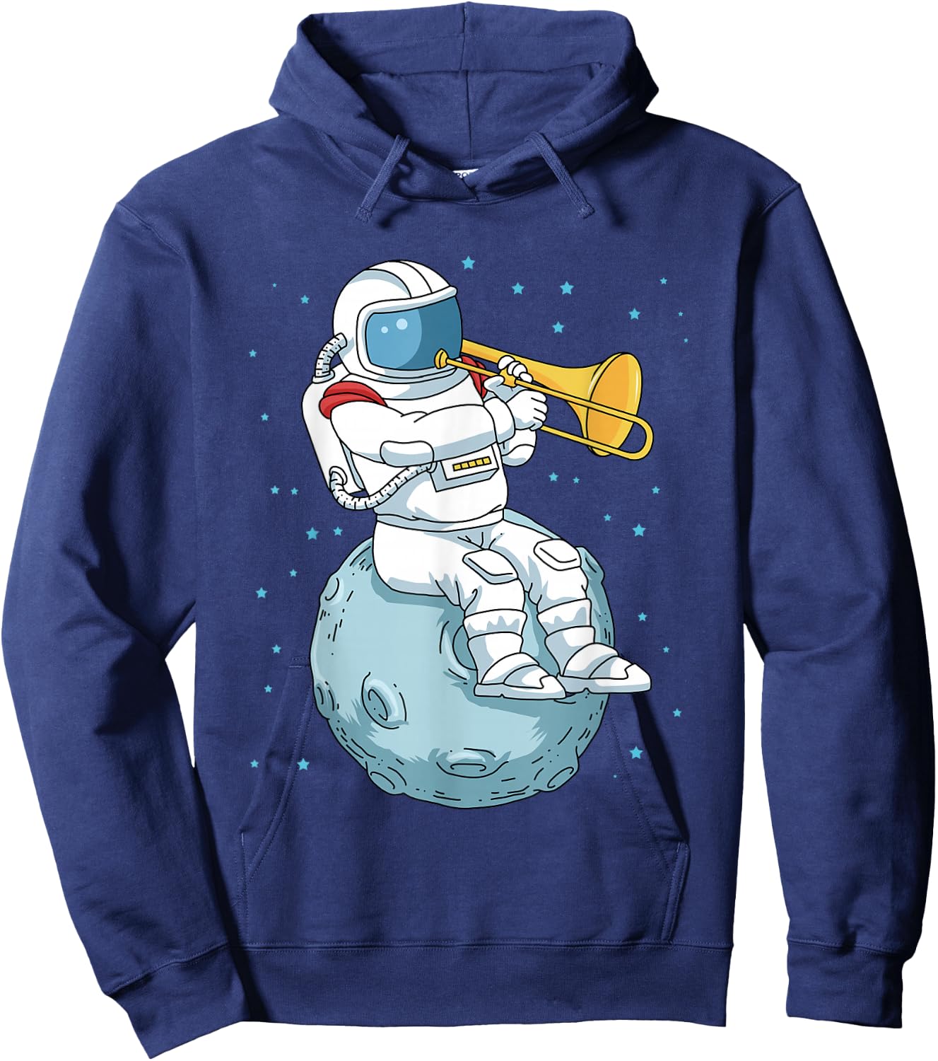 Trombone Gift Jazz Music Marching Band Shirt Kids Trombone Hoodie - Hoodie | Navy