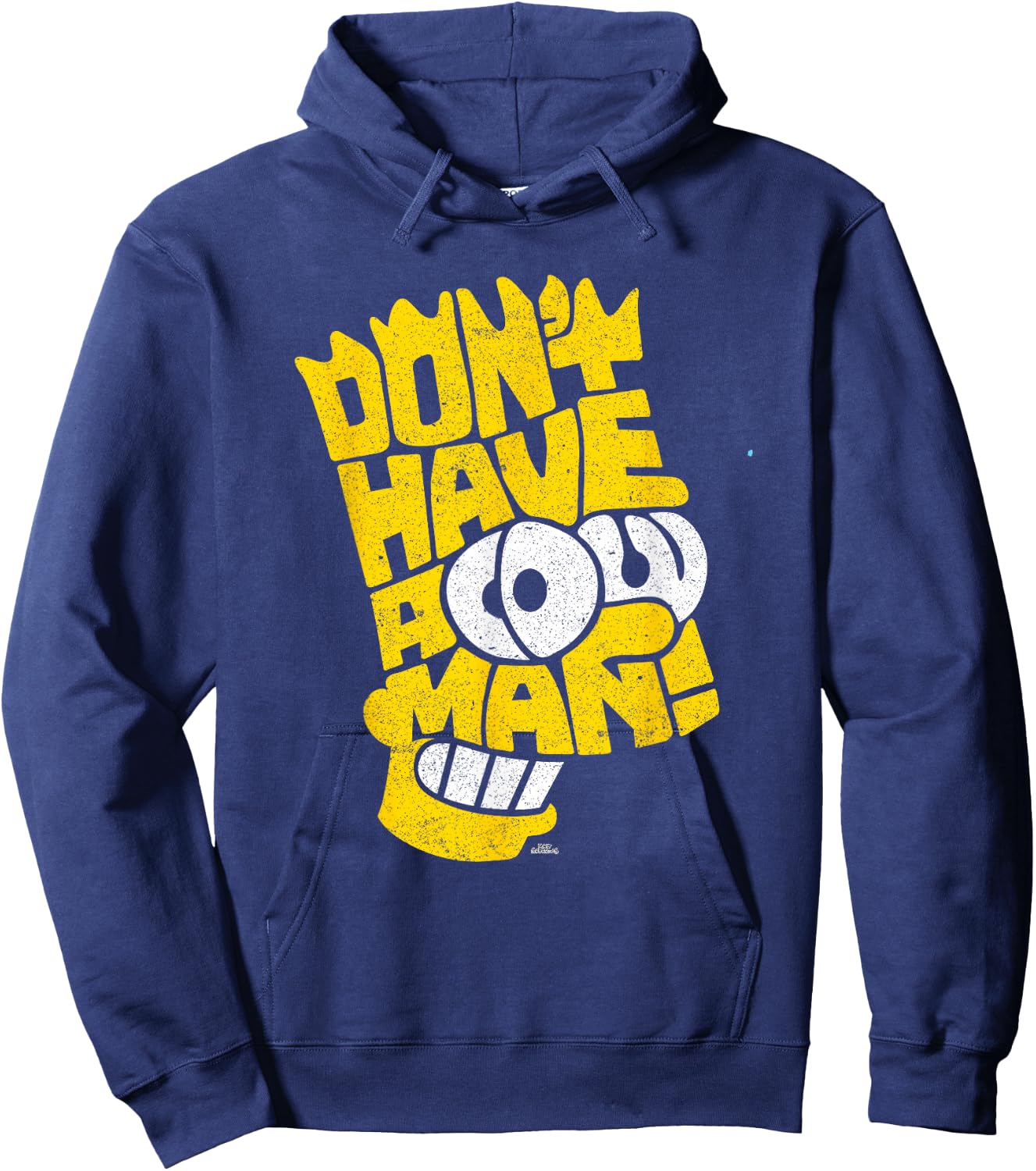 The Simpsons Bart Simpson Don't Have A Cow Man Hoodie - Hoodie | Navy