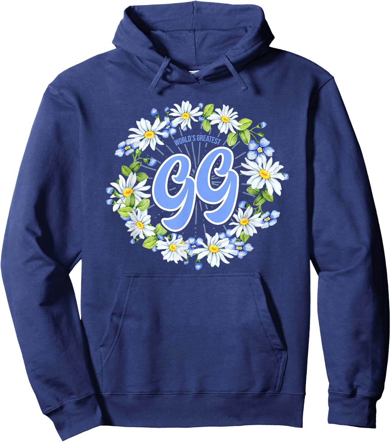 World's Greatest GG - Gift Grandma Hoodie - Hoodie | Navy