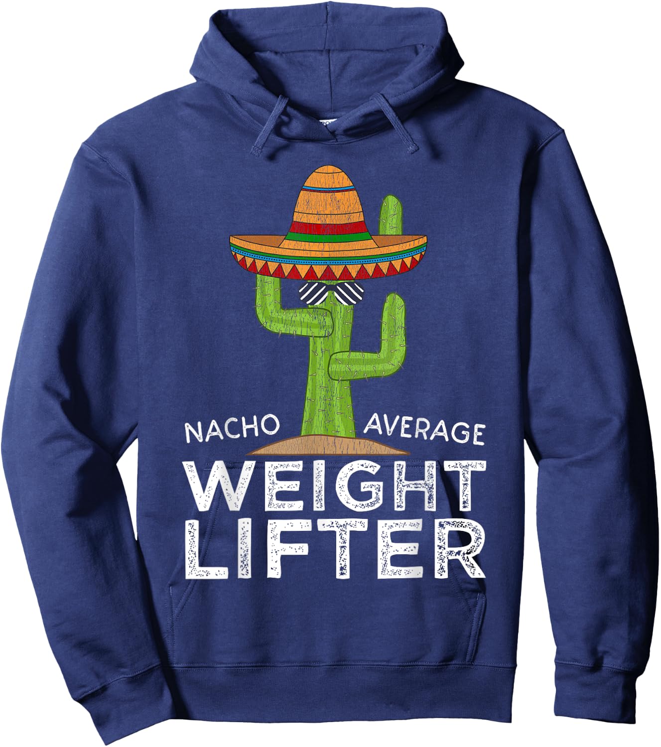 Workout Weightlifting Lifter Humor | Funny Weight Lifting Hoodie - Hoodie | Navy