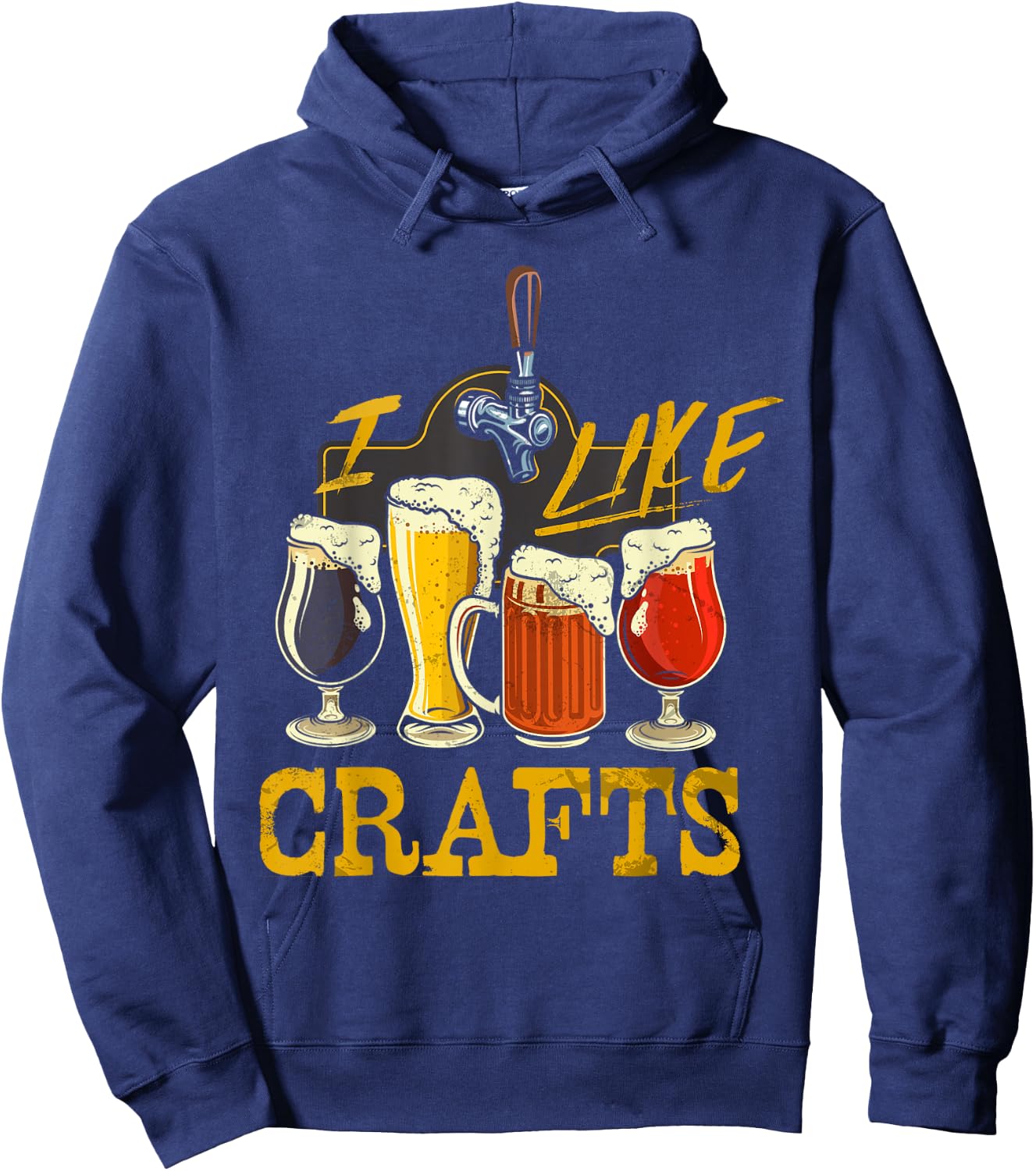 I Like Craft Beer Shirt Beer Crafting I Do Crafts Beer Hoodie - Hoodie | Navy
