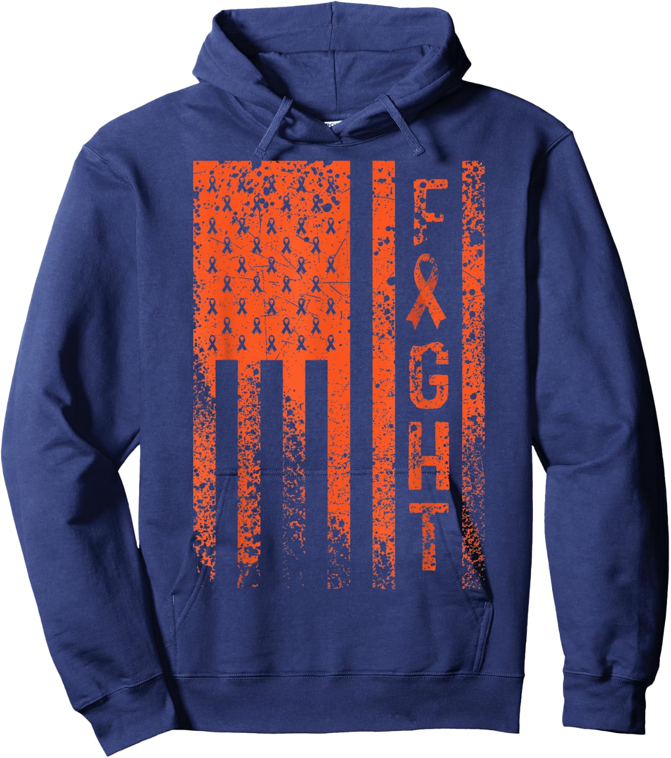 Fight Kidney Cancer Awareness Hoodie - Hoodie | Navy
