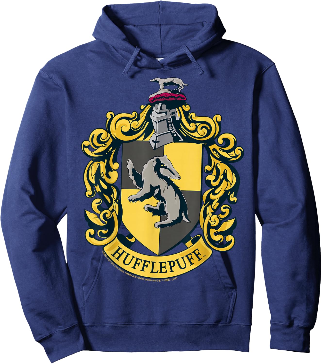 Harry Potter Hufflepuff House Crest Hoodie - Hoodie | Navy