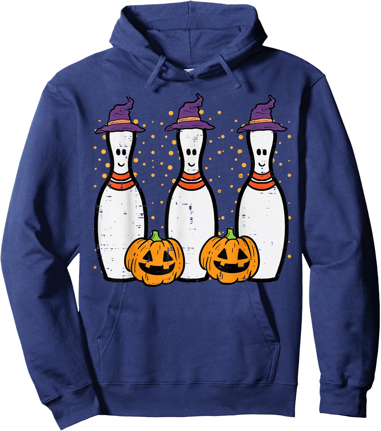 Halloween Bowling Costume Bowler Men Women Kids Boys Youth Hoodie - Hoodie | Navy