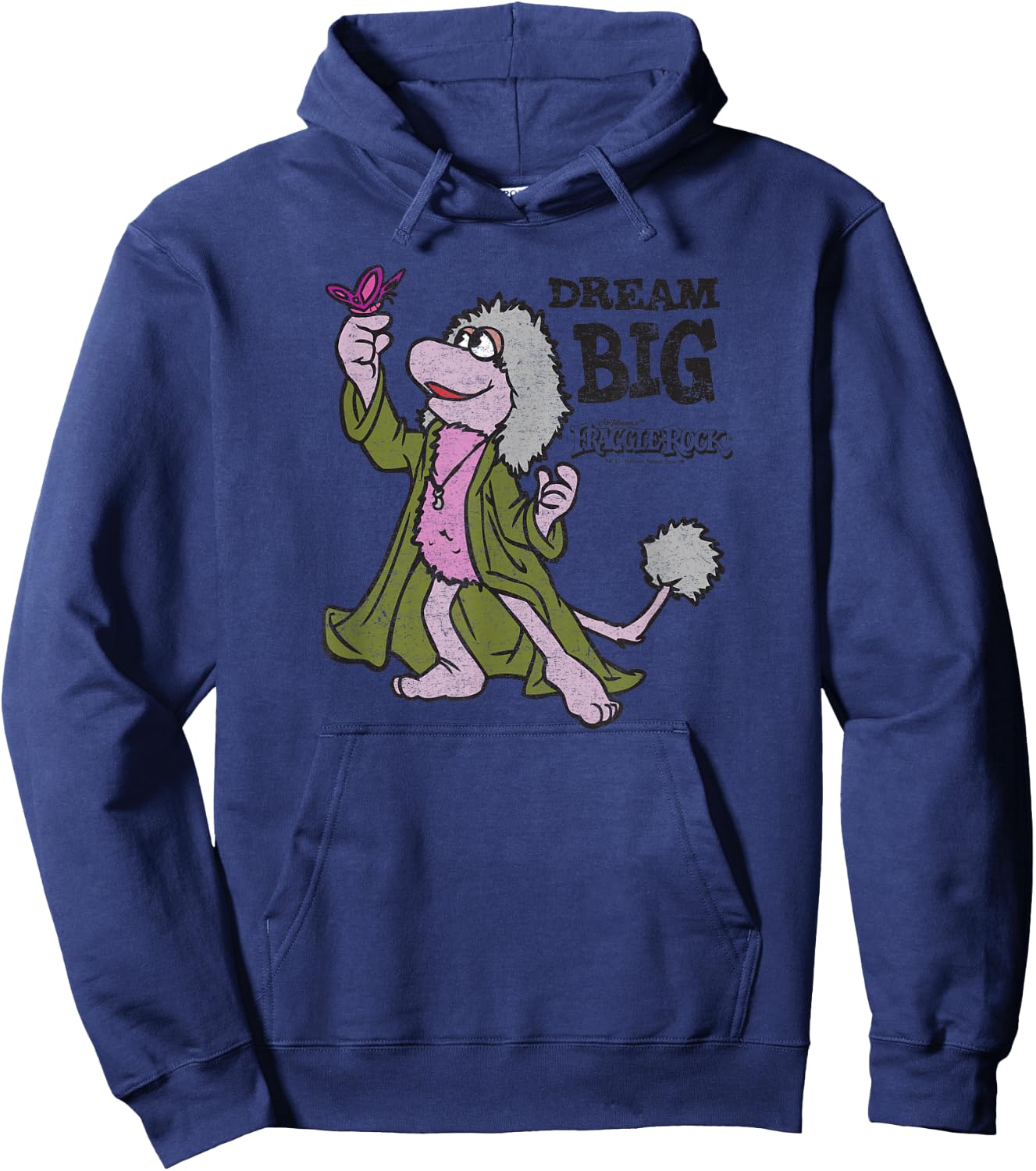 Fraggle Rock Dream Big Hoodie - Hoodie | Navy