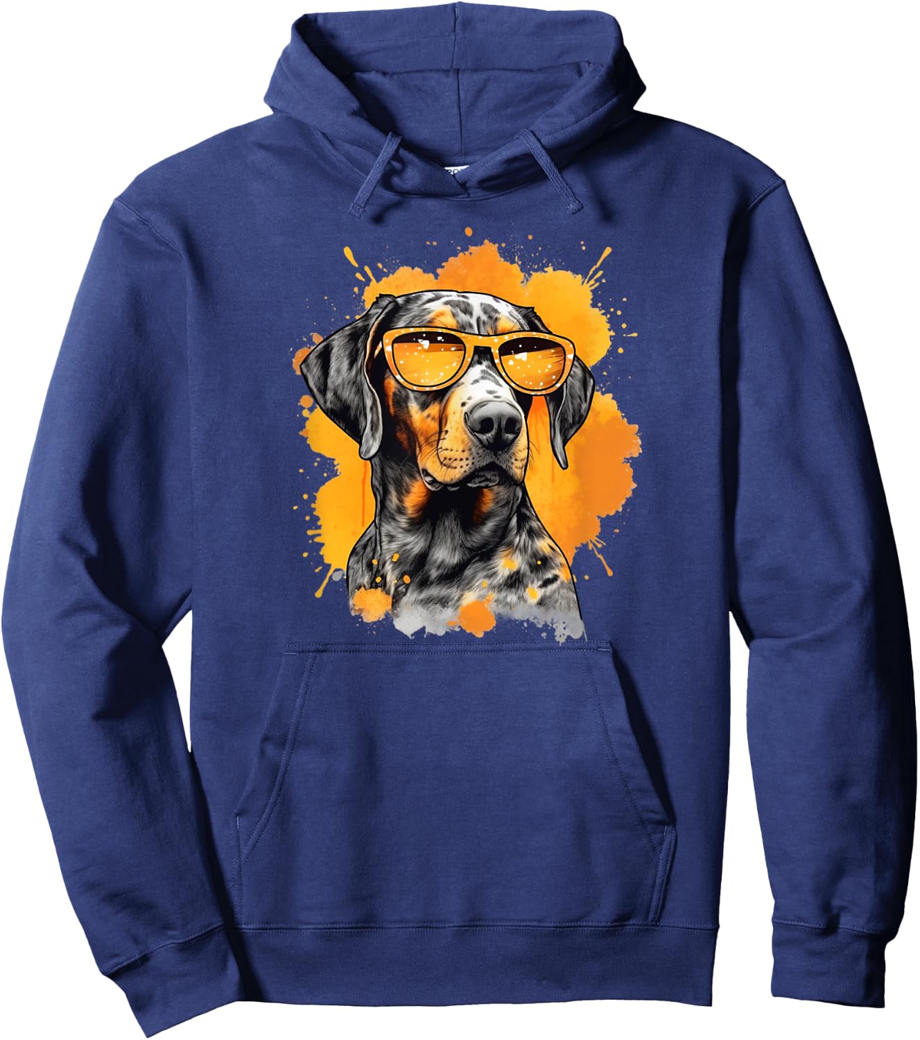 Catahoula Leopard Dog Men Women Girls Kids Hoodie - Hoodie | Navy