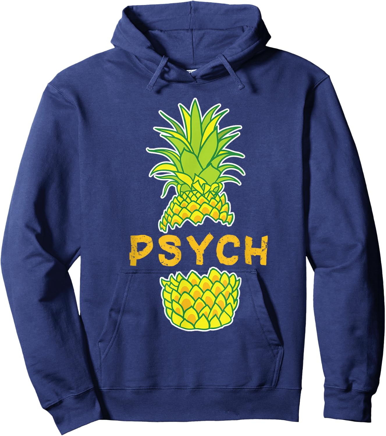 Be A Pineapple Psych Pineapple Hoodie - Hoodie | Navy
