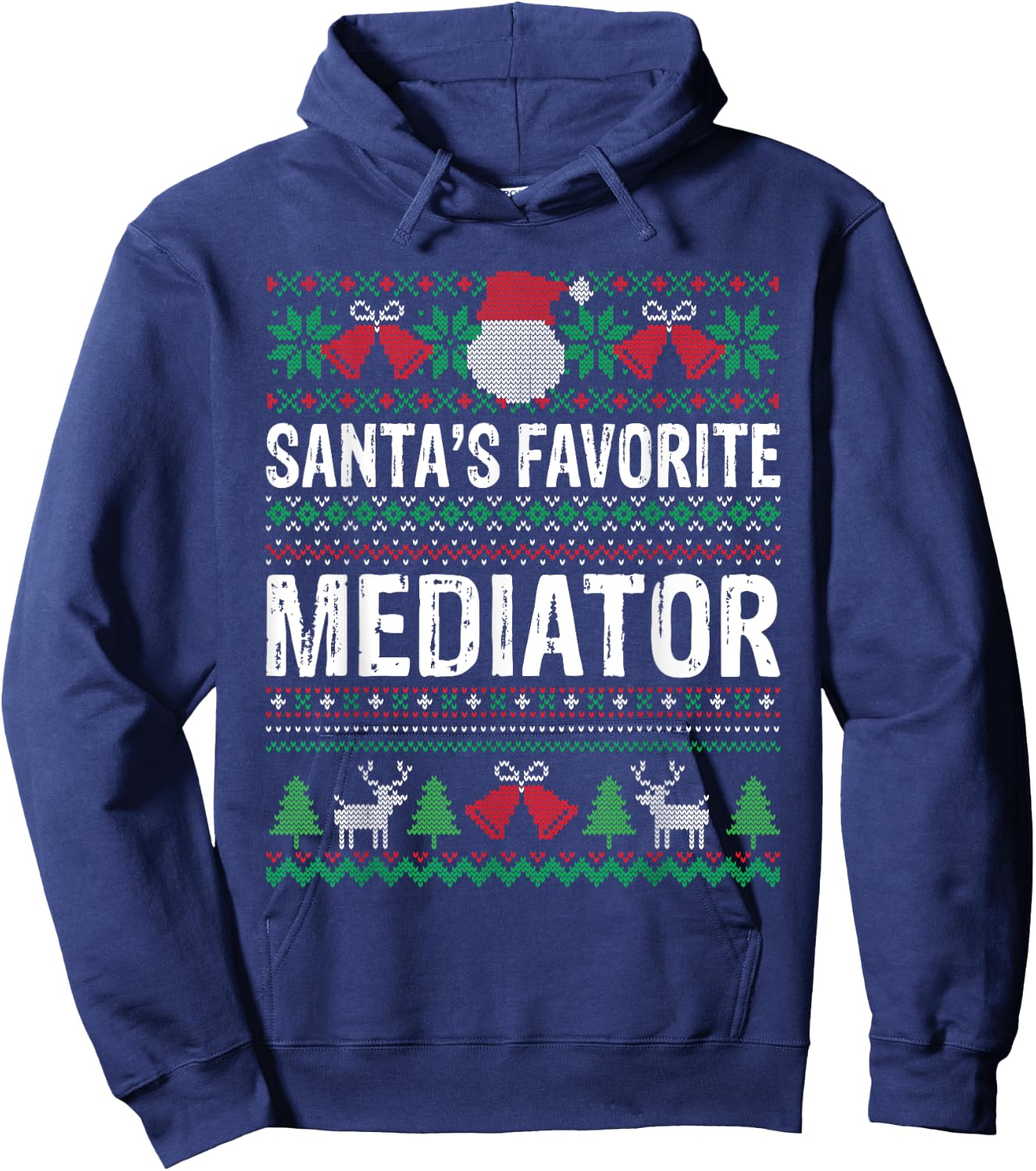 Mediator Christmas - Santas Favorite Mediator Xmas Hoodie - Hoodie | Navy