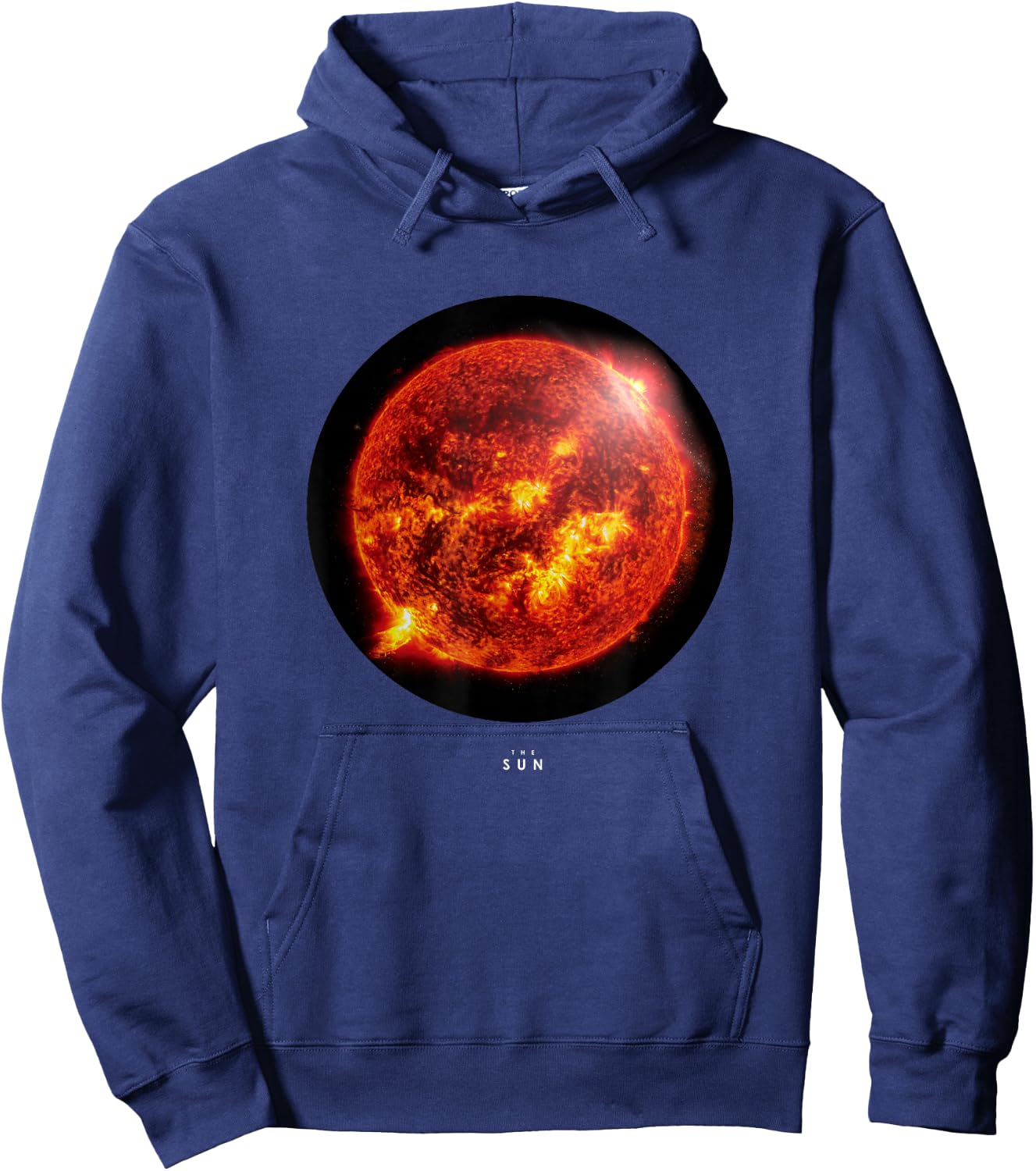 The Sun - Realistic Render Star Solar System Astronomy Hoodie - Hoodie | Navy