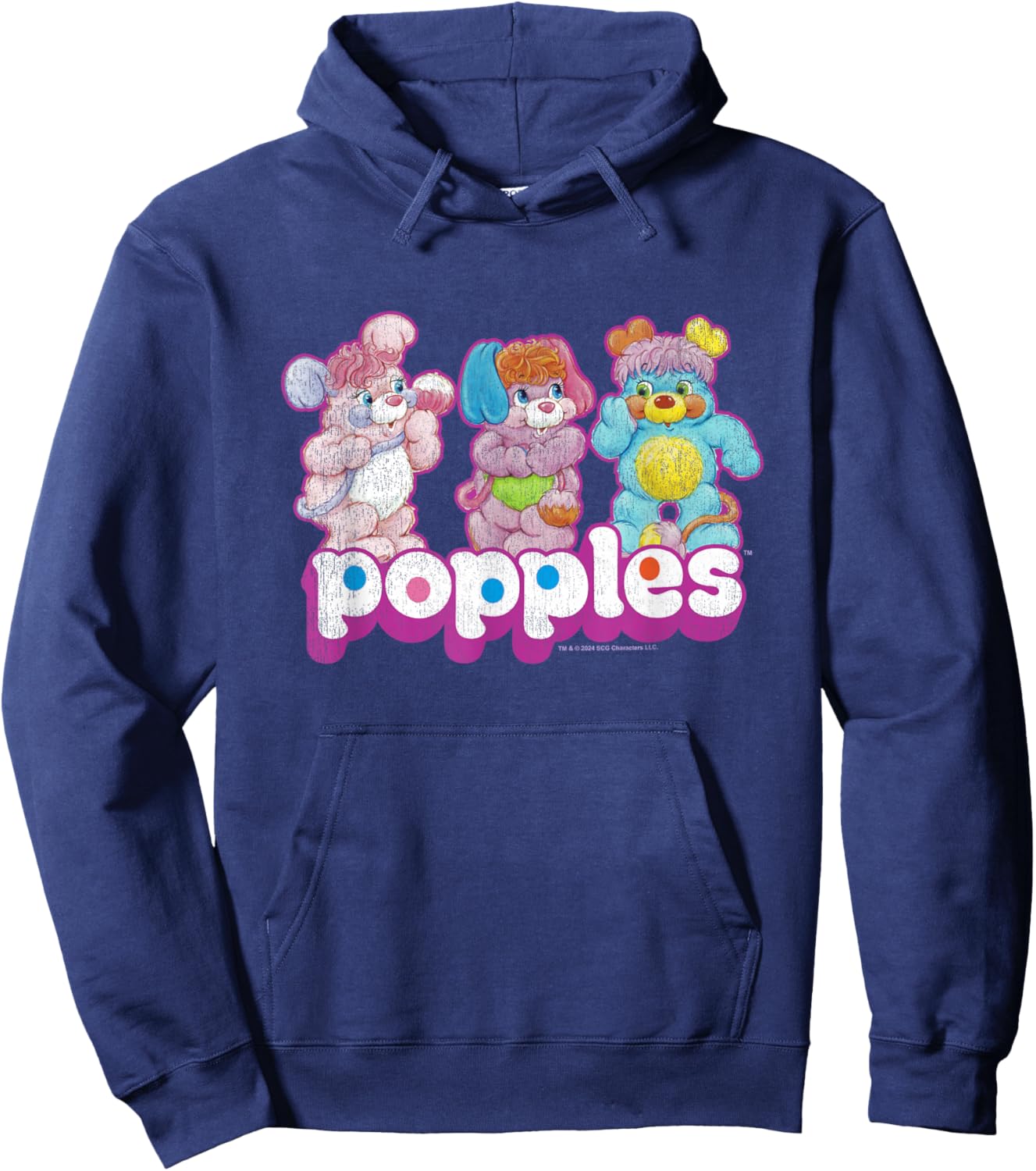 Popples Trio Pop Hoodie - Hoodie | Navy