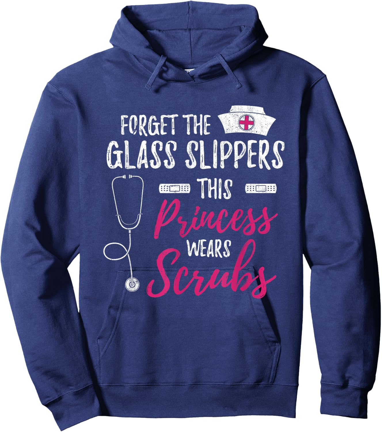 Forget the Glass Slippers Funny Nurse Nurse Hoodie - Hoodie | Navy