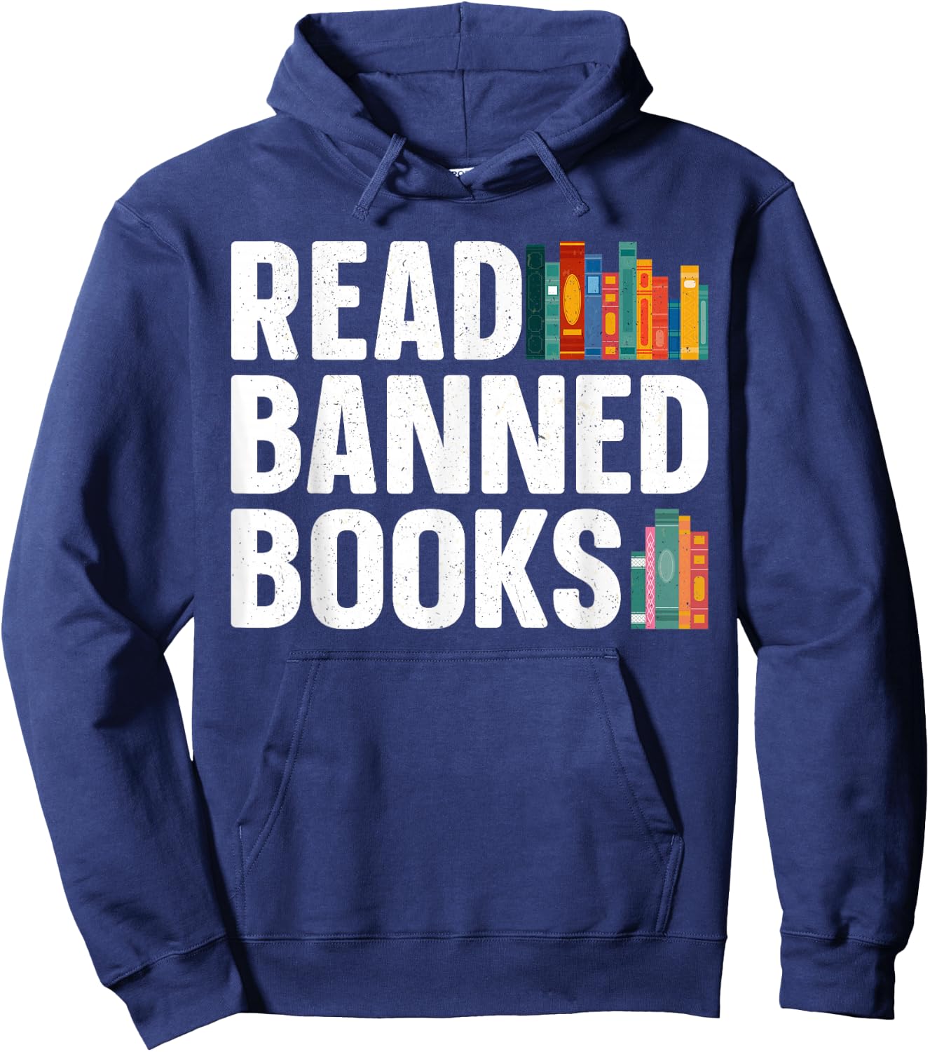Read Banned Books Art Women Bookworm Banned Book Hoodie - Hoodie | Navy