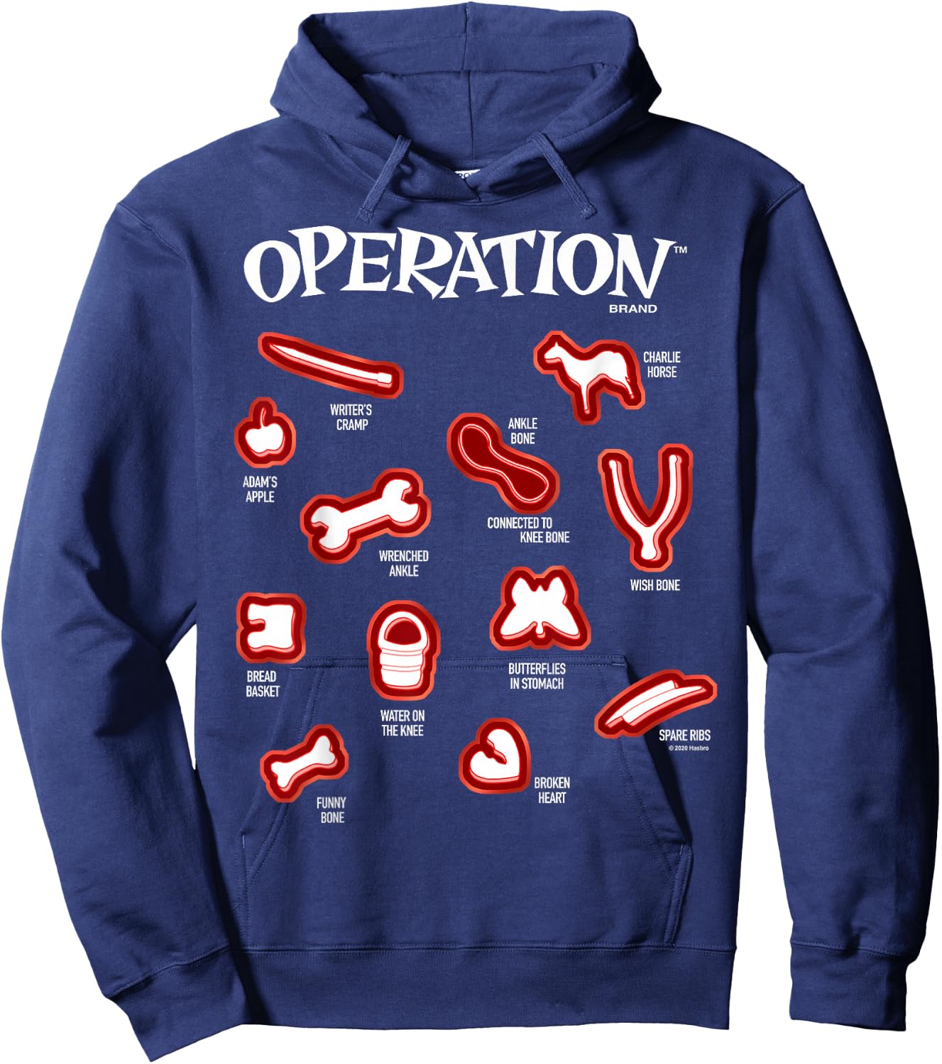 Operation Classic Icon & Game Pieces Hoodie - Hoodie | Navy