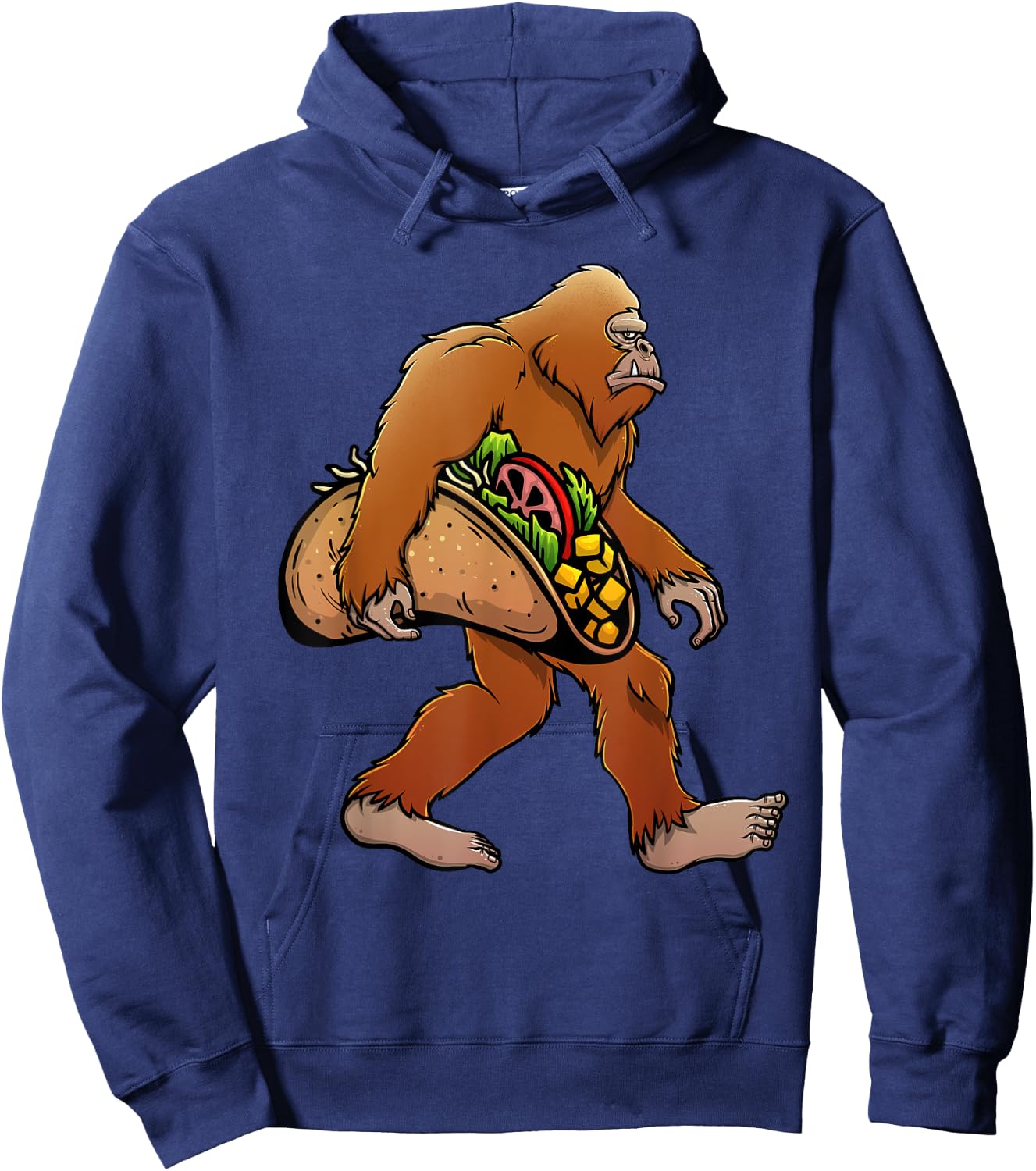 Cool Taco Design Women Kids Mexican Food Taco Lover Hoodie - Hoodie | Navy