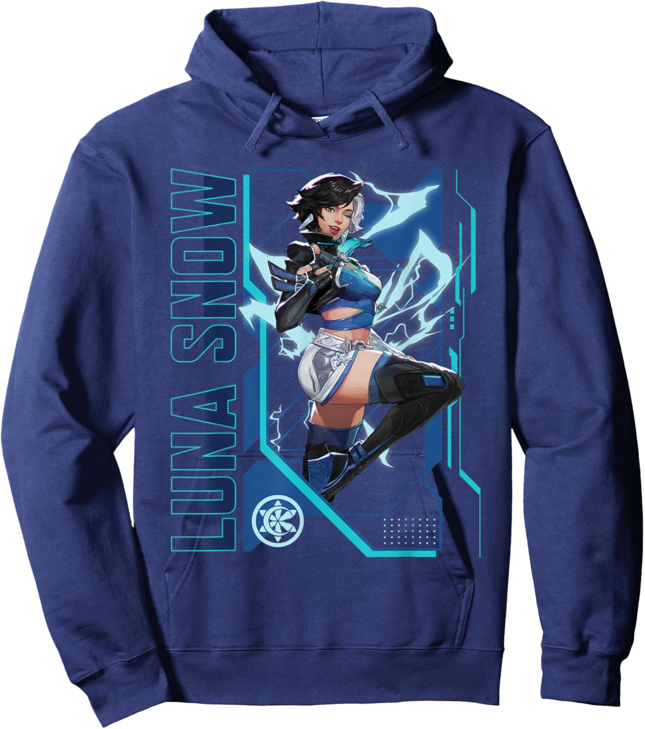 Marvel Rivals Gamerverse Super Hero PVP Luna Snow Hoodie - Hoodie | Navy