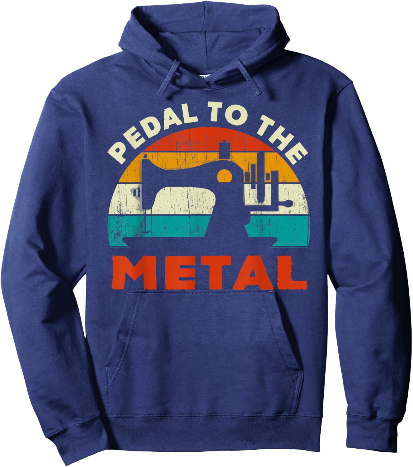 Vintage Retro Sewing Machine Lover For Sew Lovers Seamstress Hoodie - Hoodie | Navy