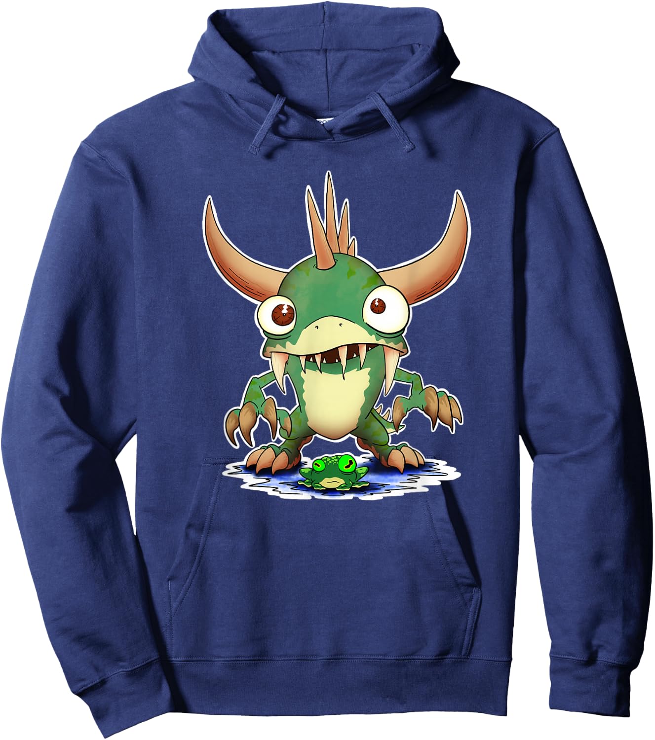 Wisconsin's Legendary Hodag of Rhinelander Hoodie - Hoodie | Navy