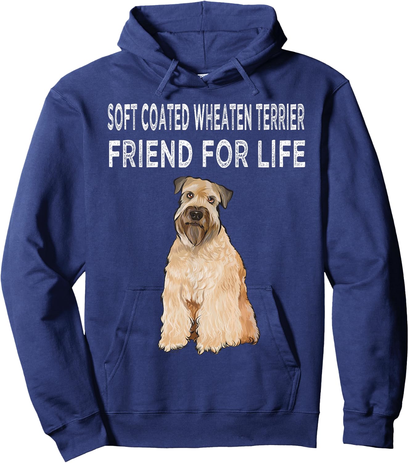 Soft Coated Wheaten Terrier Friend For Life Dog Friendship Women Hoodie - Hoodie | Navy