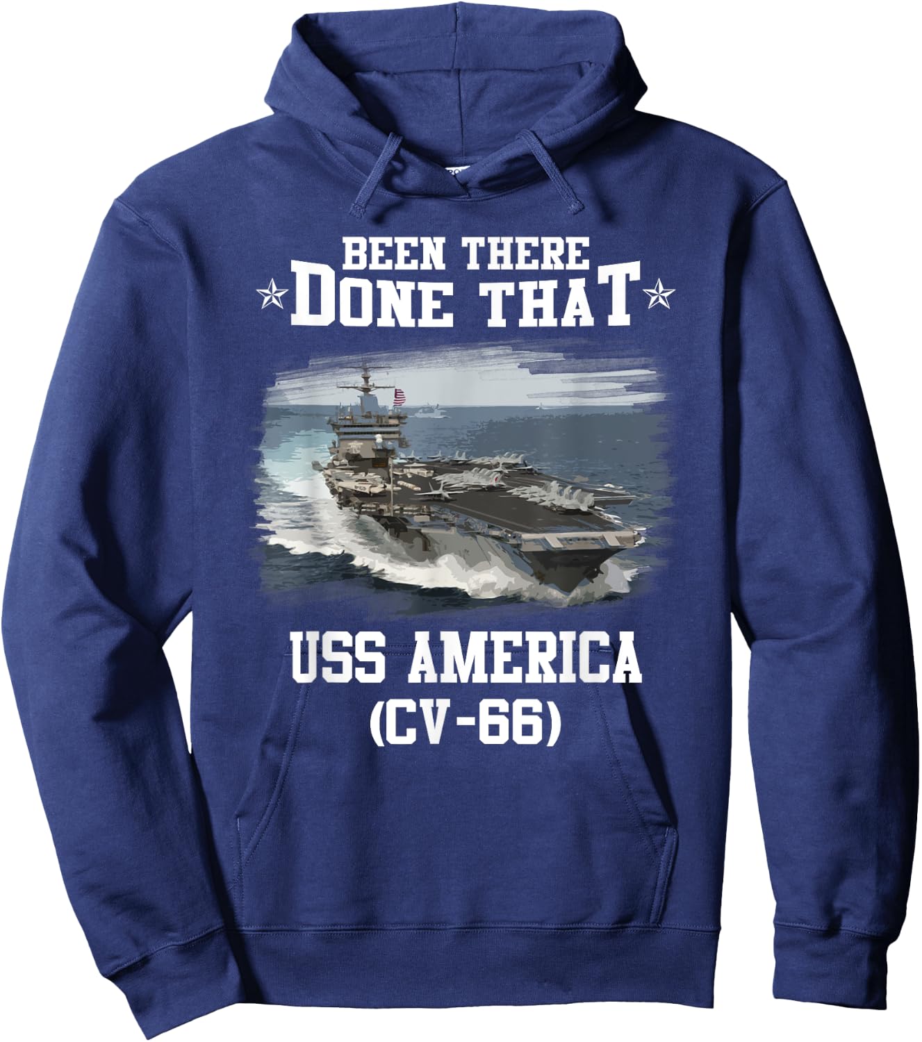 USS America CV-66 Veterans Day Father Day Gift Hoodie - Hoodie | Navy