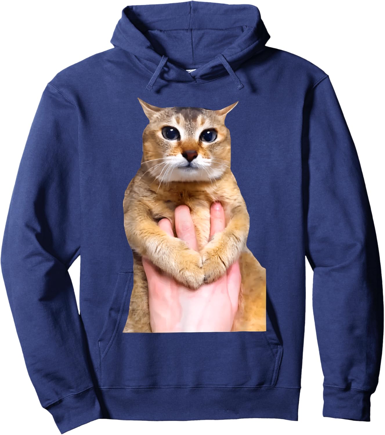 Tole Tole Cat , Small, Black Hoodie - Hoodie | Navy