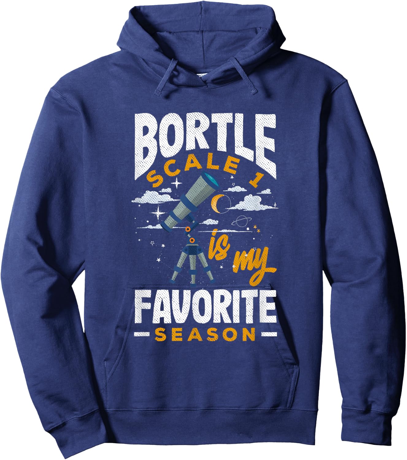 Astrophotography Bortle Scale 1 Funny Stargazing Hoodie - Hoodie | Navy