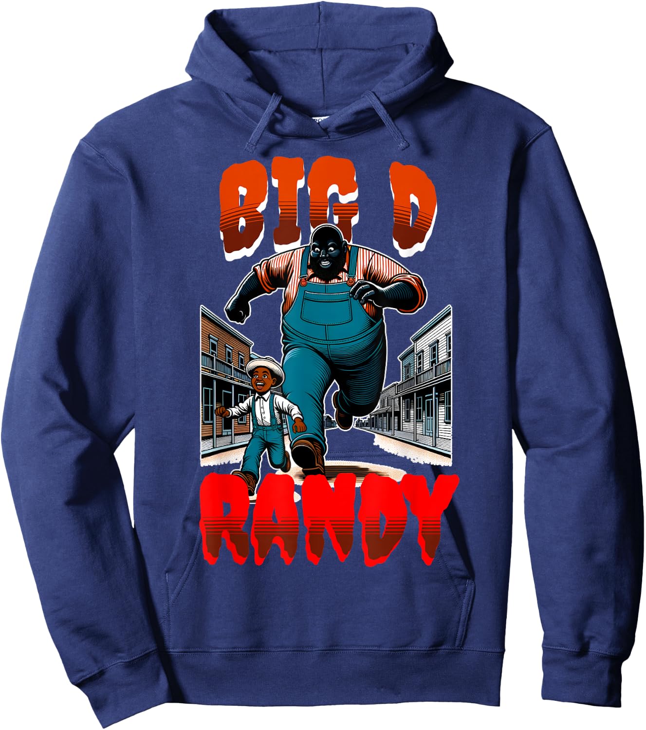 Big D Randy Halloween Meme, Funny Big Randy Meme Hoodie - Hoodie | Navy