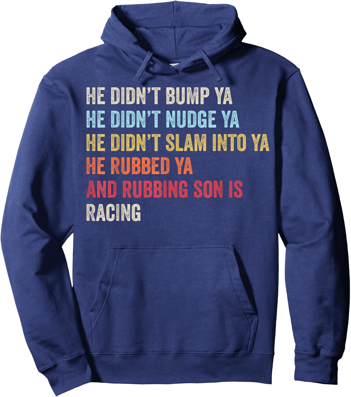 Sprint Car Racing Apparel Funny Race Quote Dirt Track Racing Hoodie - Hoodie | Navy
