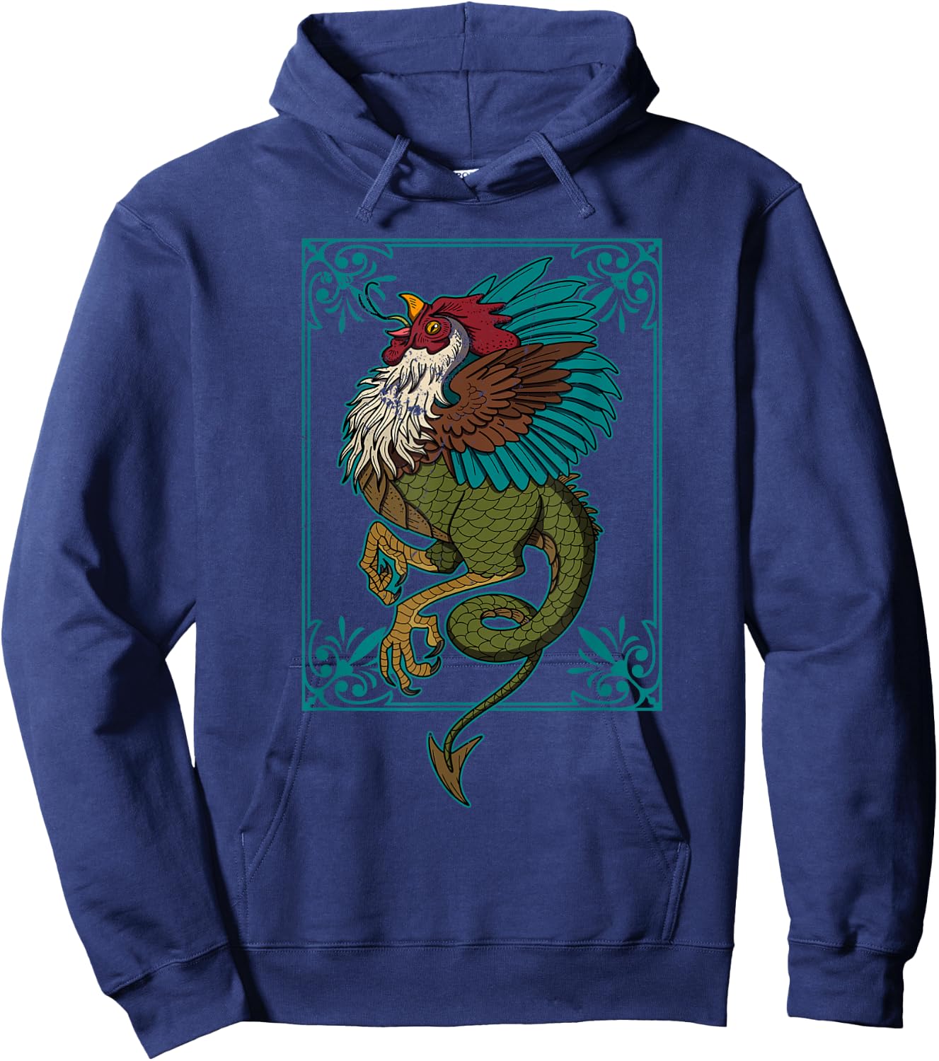 Cockatiel Mythical England Souvenir National Myth Hoodie - Hoodie | Navy