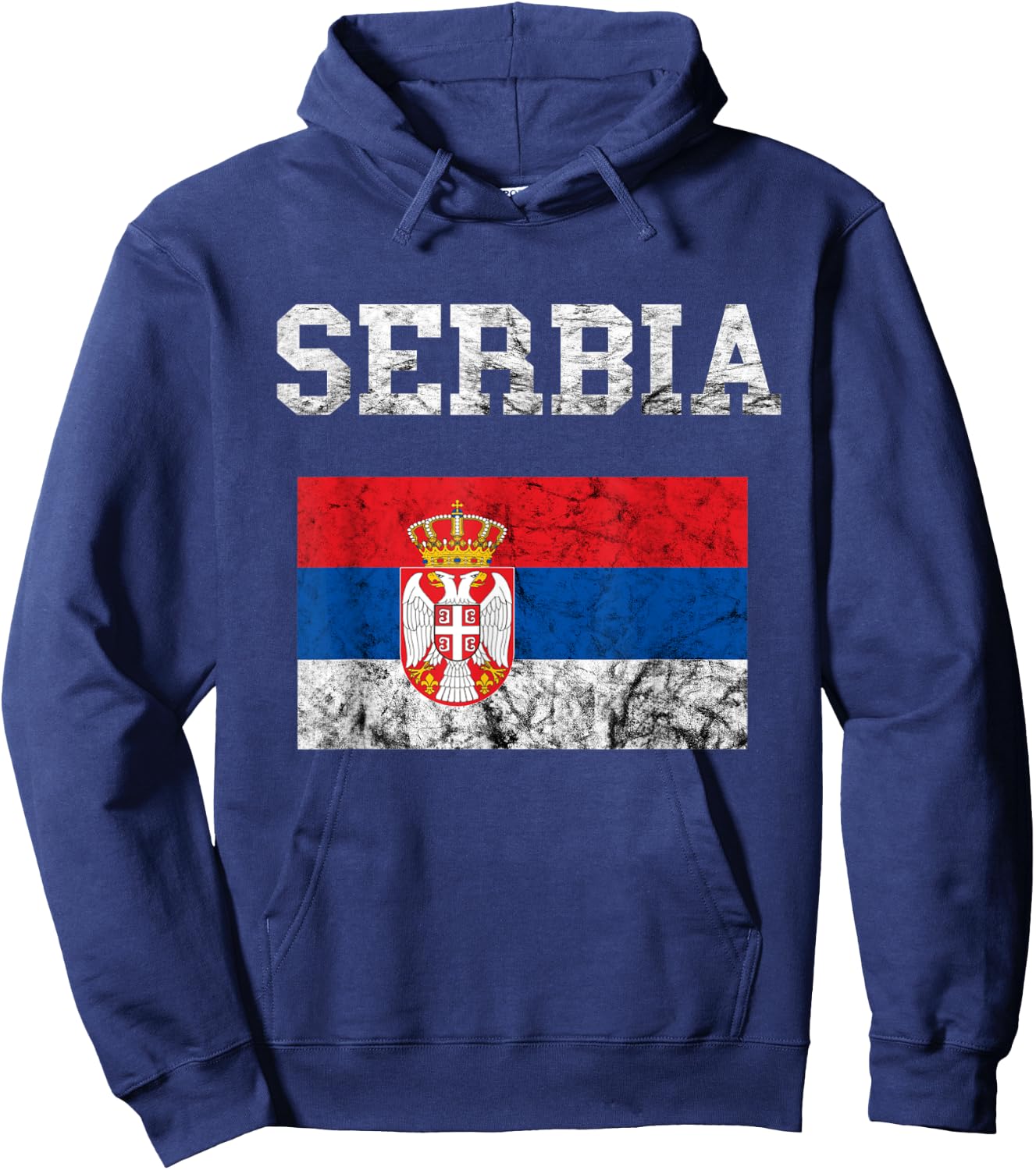 Serbia Serbian Flag Srbija Serbs Roots Serbian Pride Hoodie - Hoodie | Navy