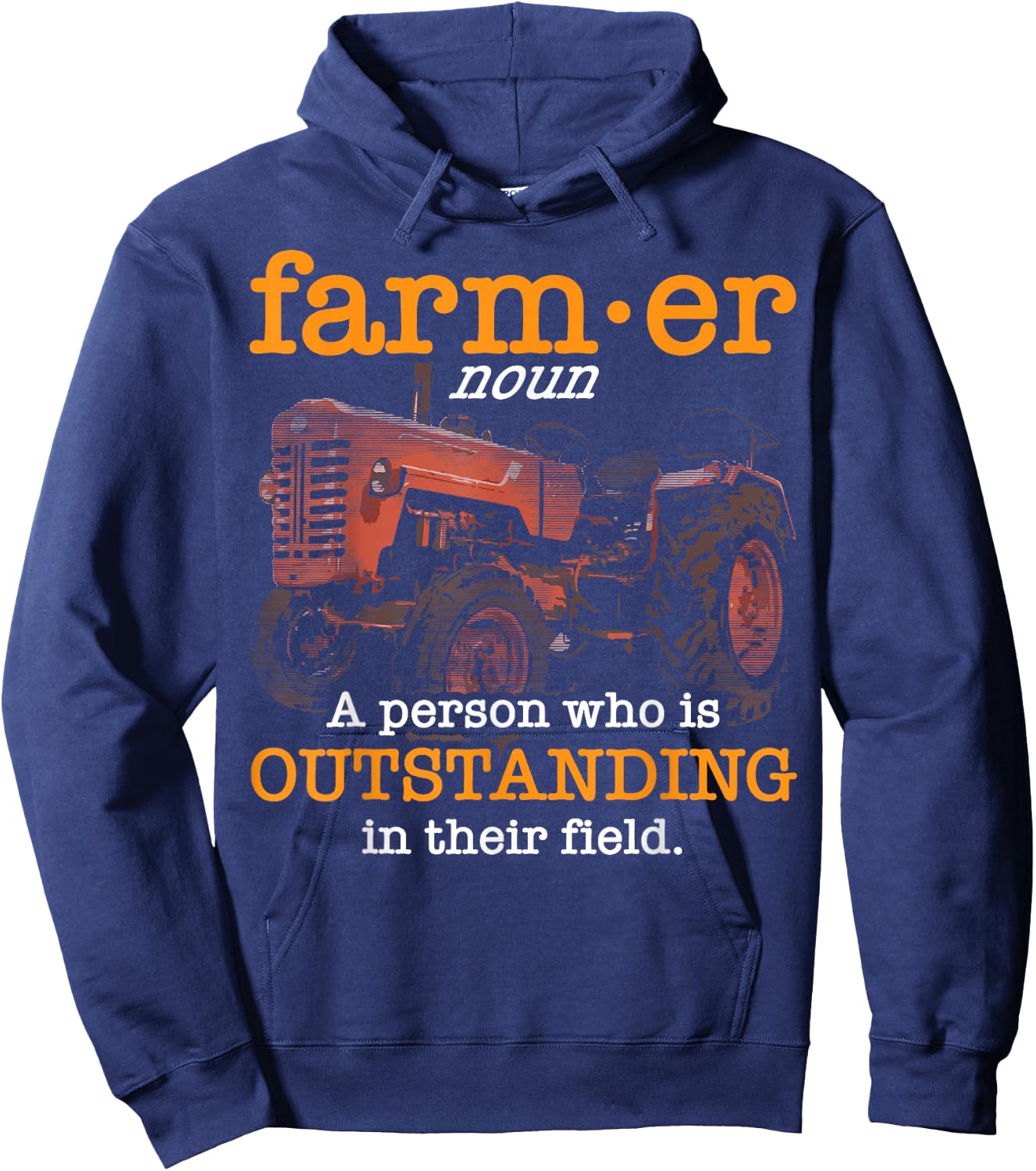 Funny Dairy Farmer Gift Local Farming Men Women Boys Girls Hoodie - Hoodie | Navy
