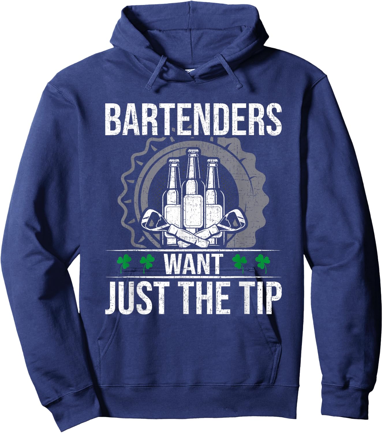 Bartenders Want Just The Tip Bartending Bartender Hoodie - Hoodie | Navy