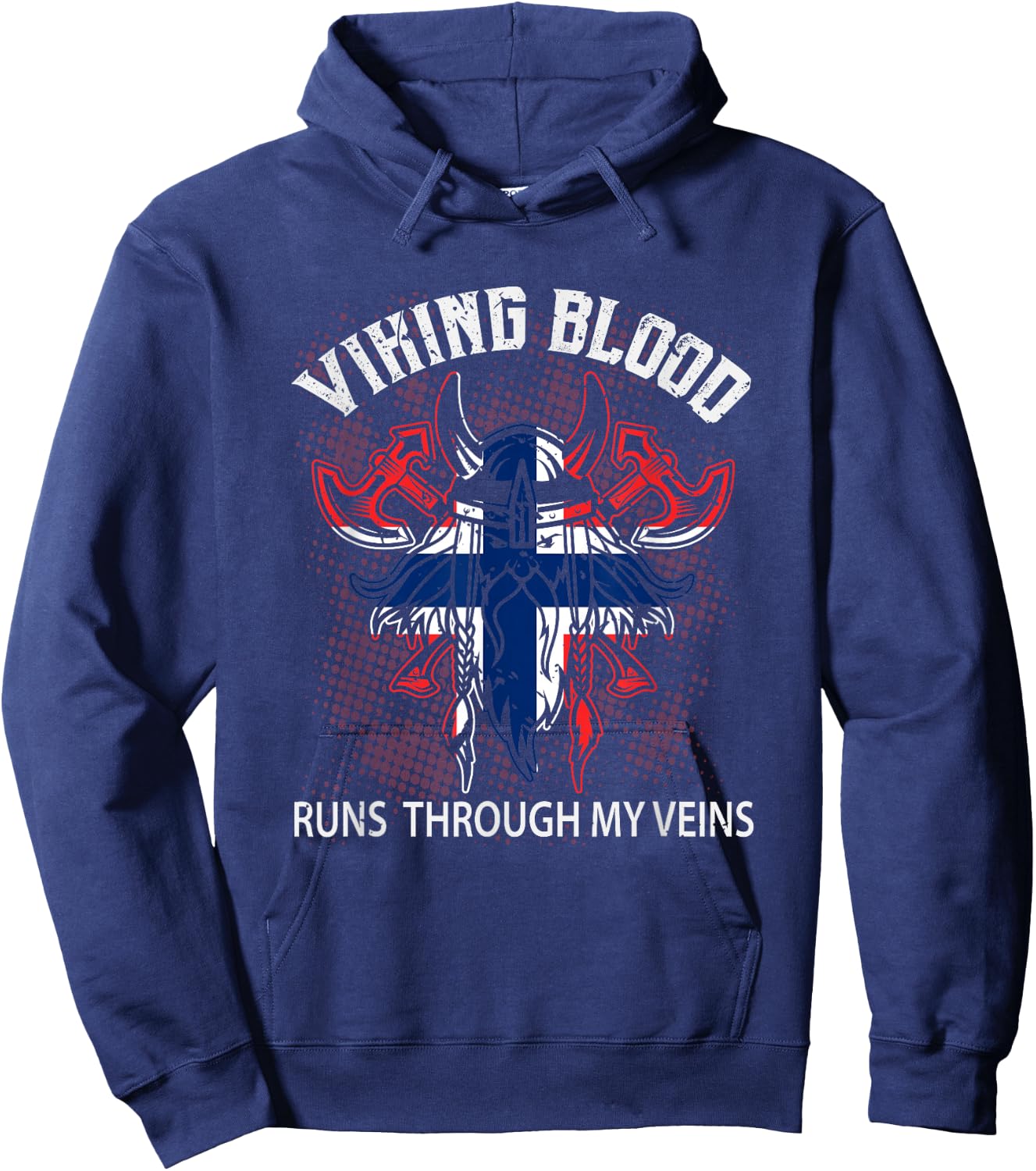 Norwegian Viking Gift Norway Hoodie - Hoodie | Navy