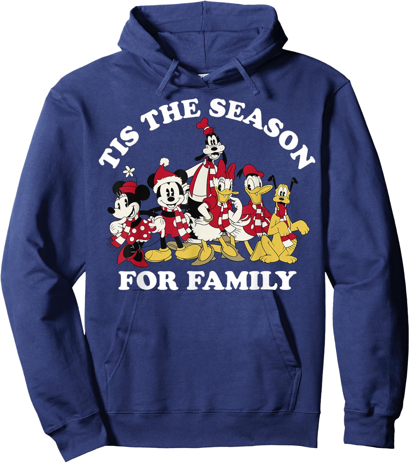 Disney Mickey and Friends Christmas Season for Family Hoodie - Hoodie | Navy