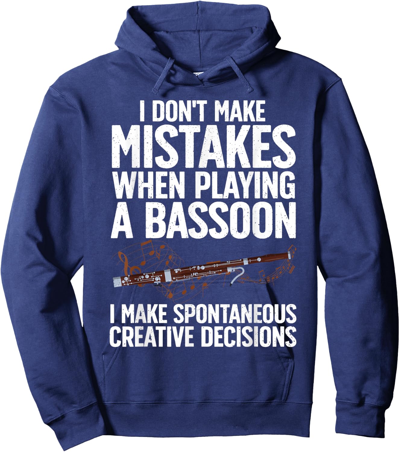 Cool Bassoon Art Women Bassoonist Bassoon Player Hoodie - Hoodie | Navy