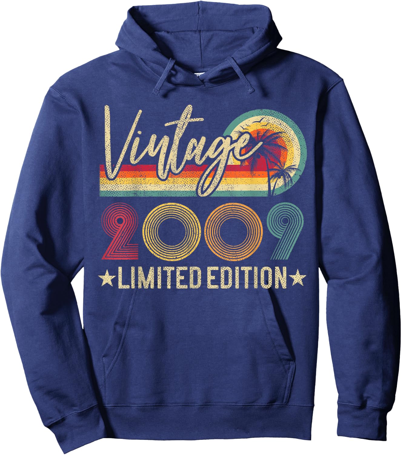 Vintage 2009 16th Birthday Gift 16 Years Old Limited Edition Hoodie - Hoodie | Navy