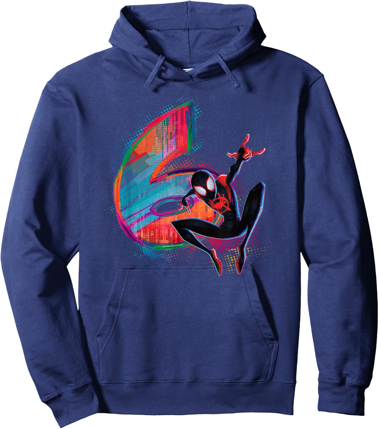 Marvel Spider-Man Miles Morales 6th Birthday Graphic Small Hoodie - Hoodie | Navy