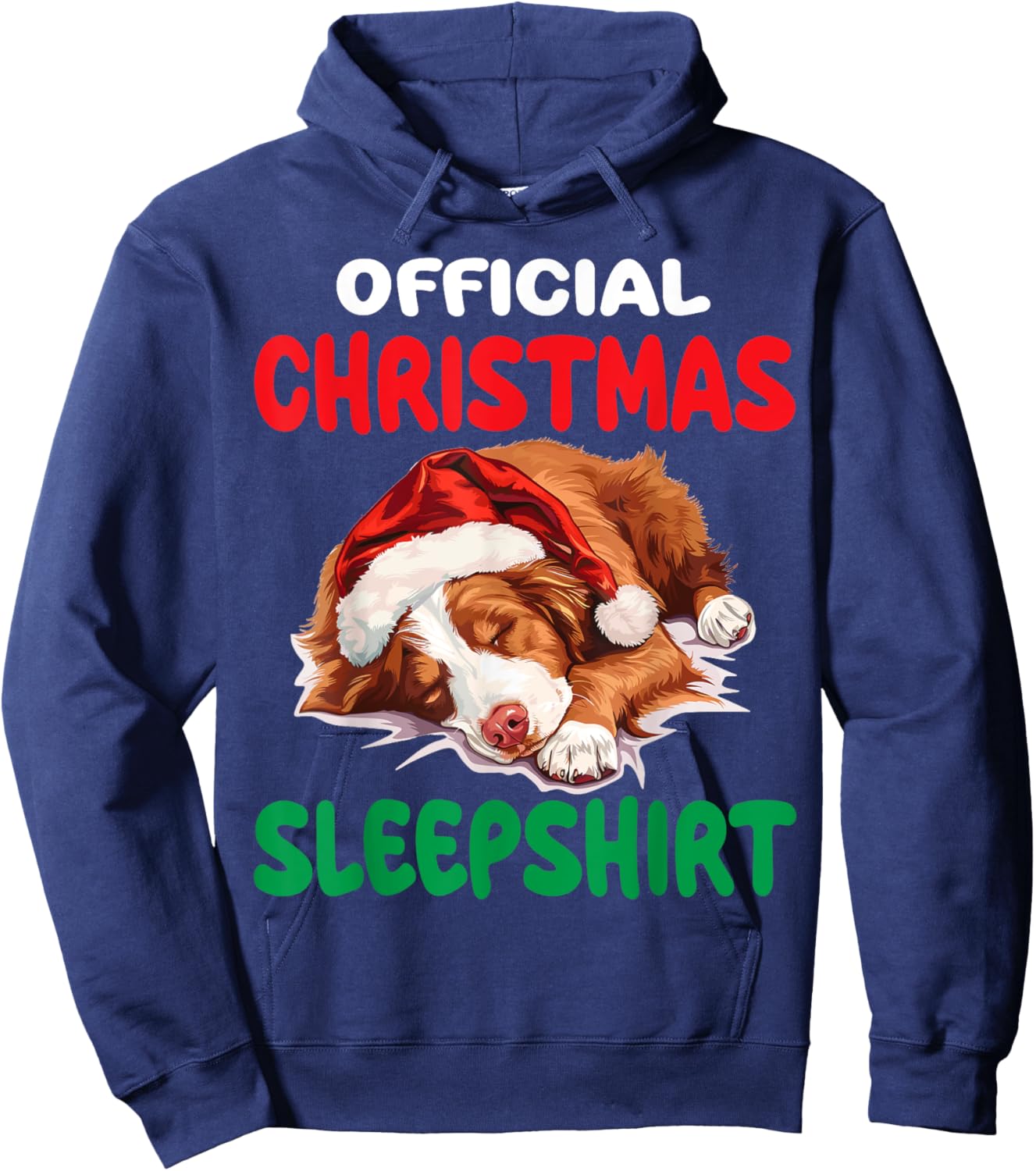 Cute Nova Scotia Duck Tolling Retriever Dog Official Women Kids Hoodie - Hoodie | Navy