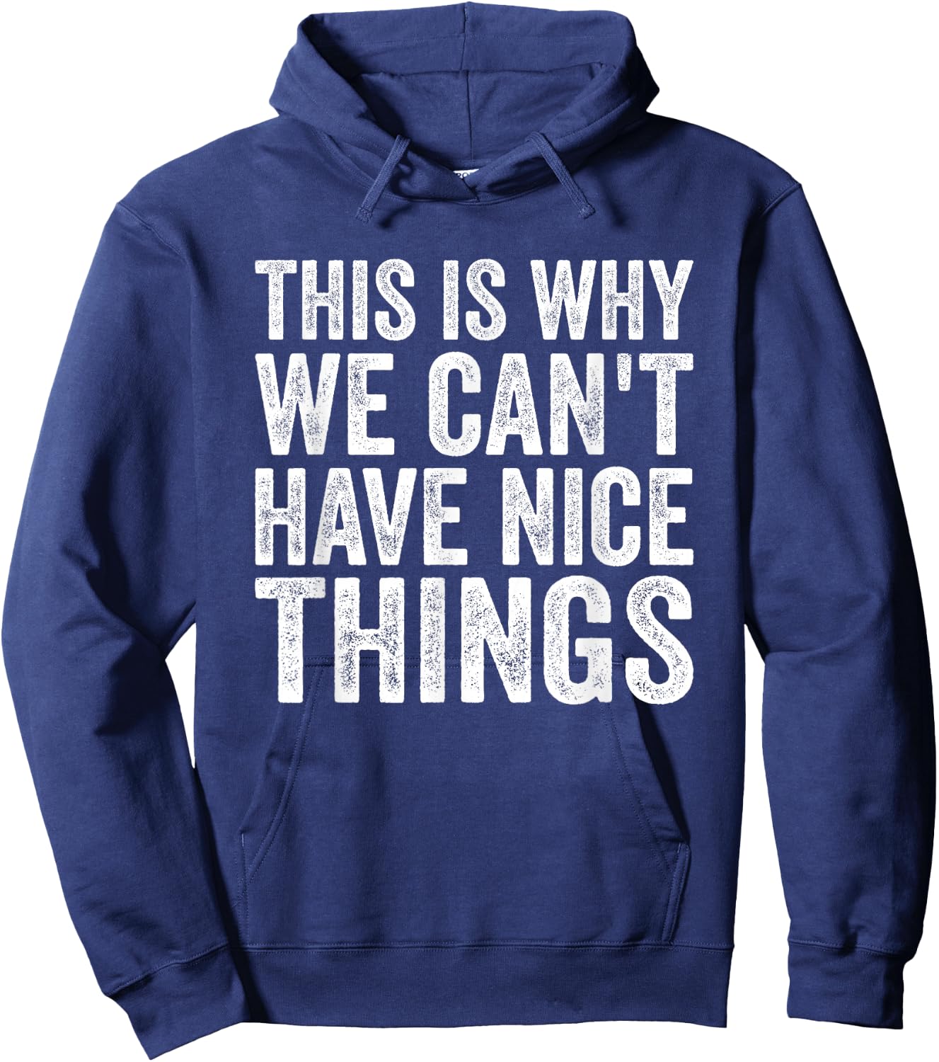 This Is Why We Can't Have Nice Things Hoodie - Hoodie | Navy
