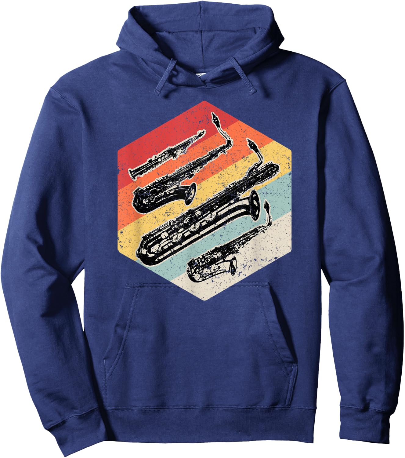Alto Tenor Soprano Bari Baritone Sax Saxophone Player Gift Hoodie - Hoodie | Navy