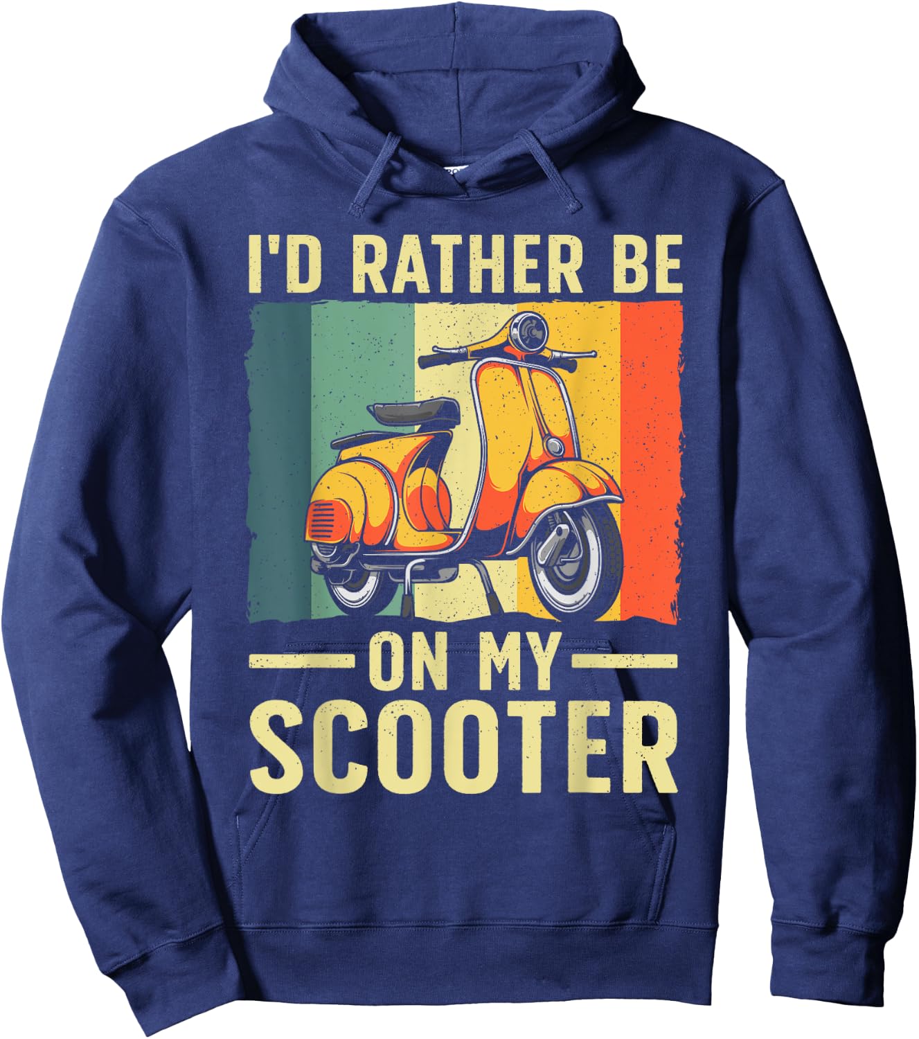 Best Scooter Women Motorcycle Motor Biker Scoot Bike Hoodie - Hoodie | Navy