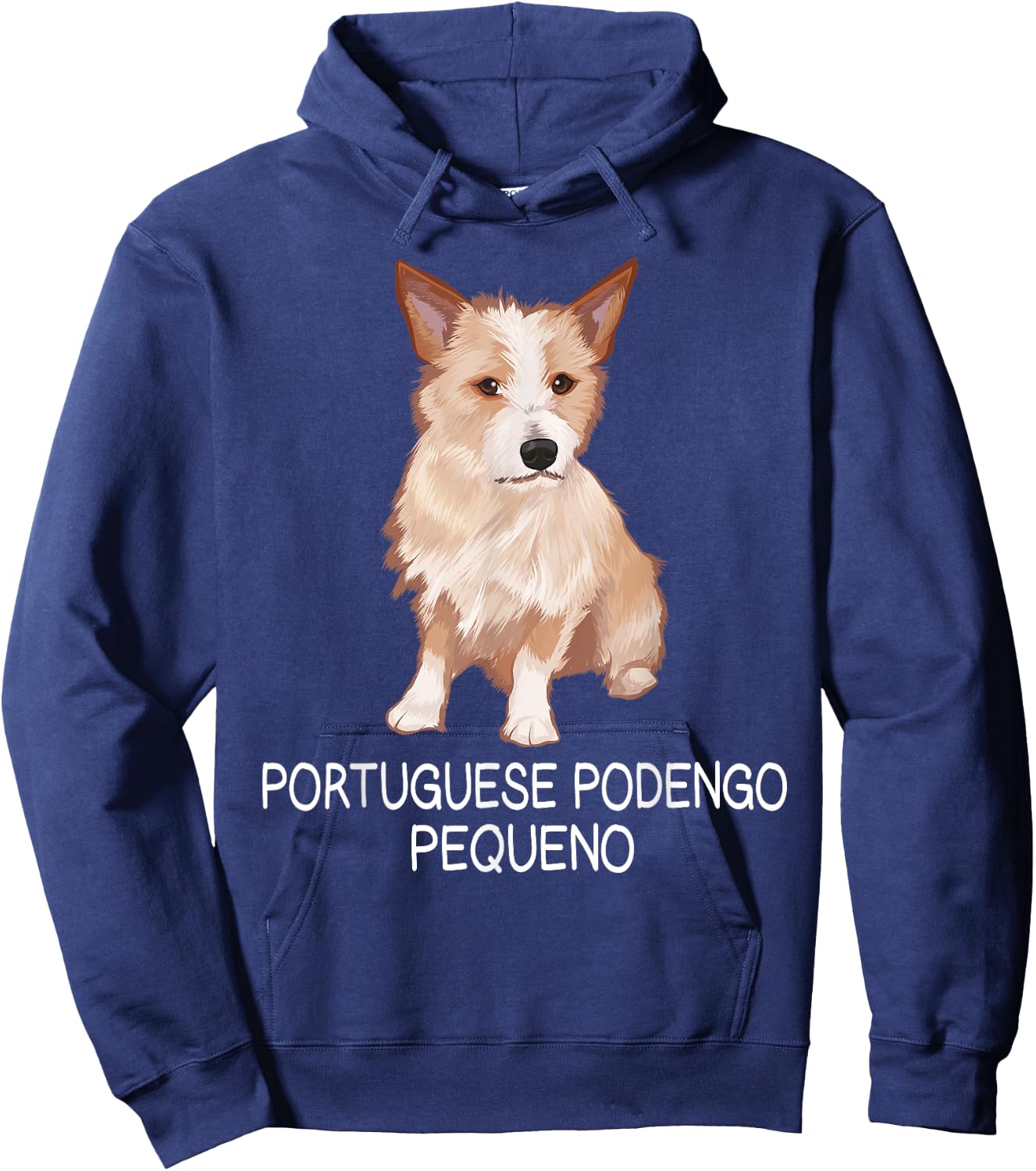 Portuguese Podengo Pequeno Crazy Dog Lover Men Women Hoodie - Hoodie | Navy