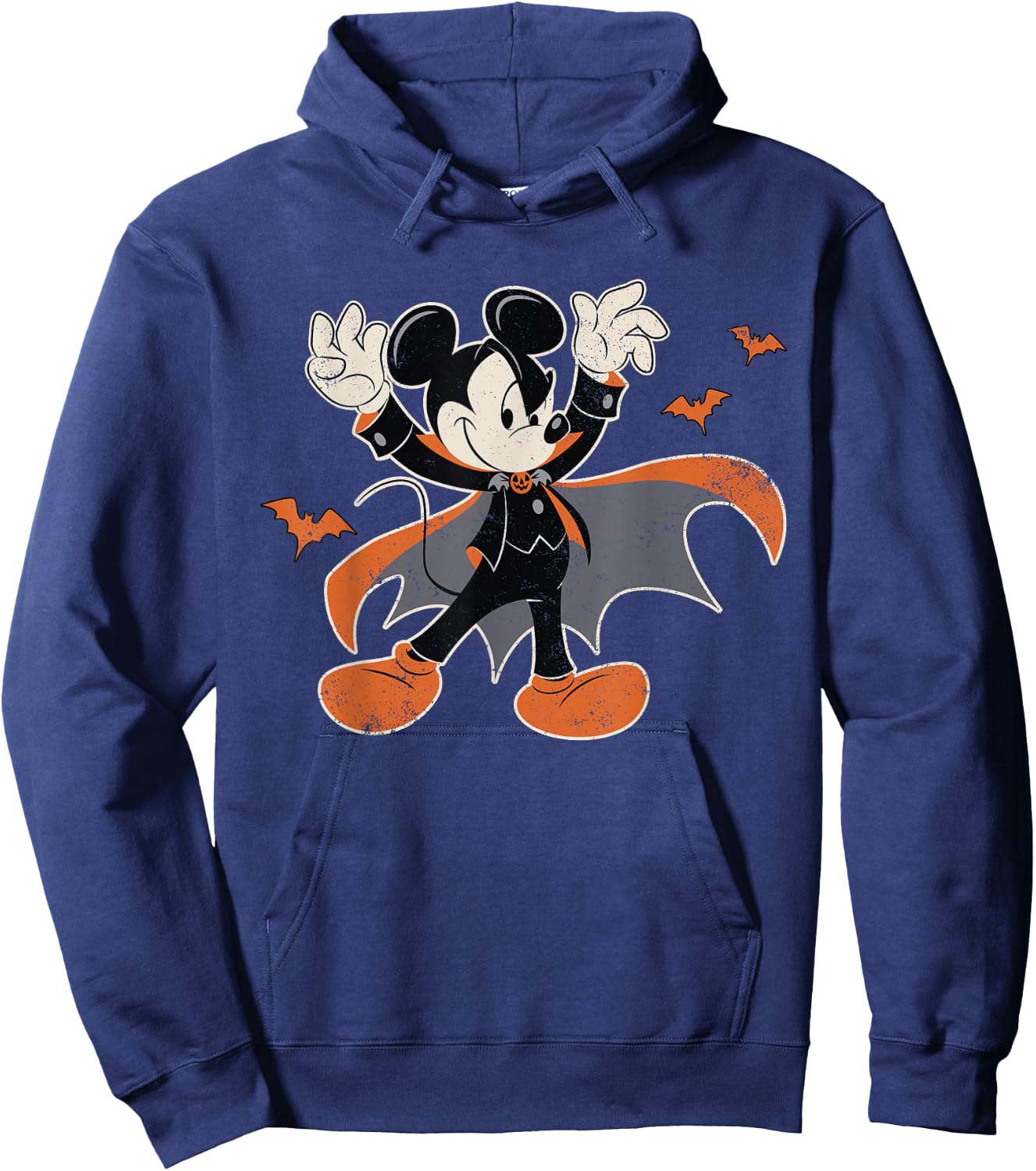Disney Mickey Mouse Spooky Dracula Costume Halloween Hoodie - Hoodie | Navy