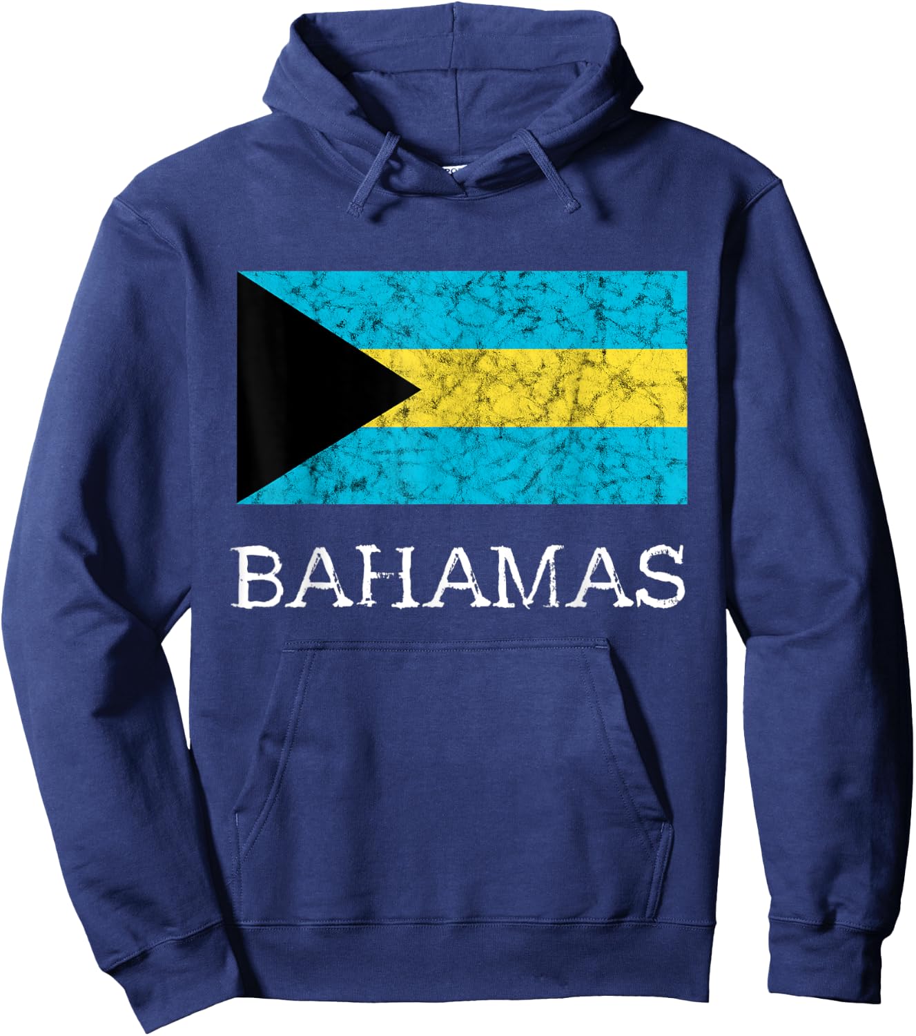 Bahamas Flag Bahamian Island Tourist Souvenir Bahamian Flag Hoodie - Hoodie | Navy