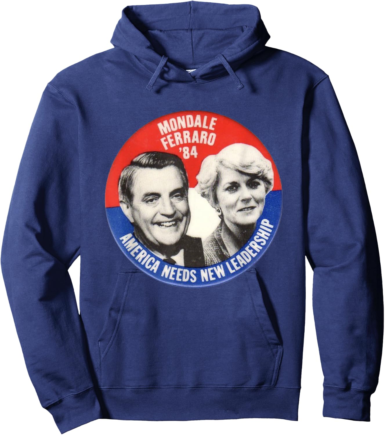 Mondale, Ferraro Shirt Walter Geraldine election Hoodie - Hoodie | Navy