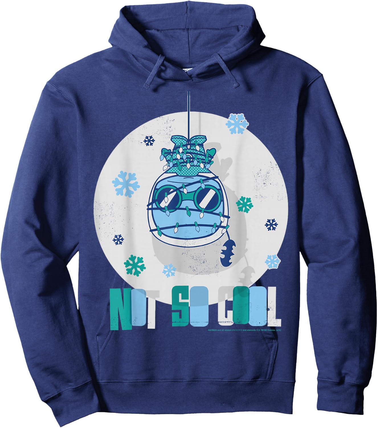 DC Comics Mr. Freeze Not So Cool Christmas Hoodie - Hoodie | Navy