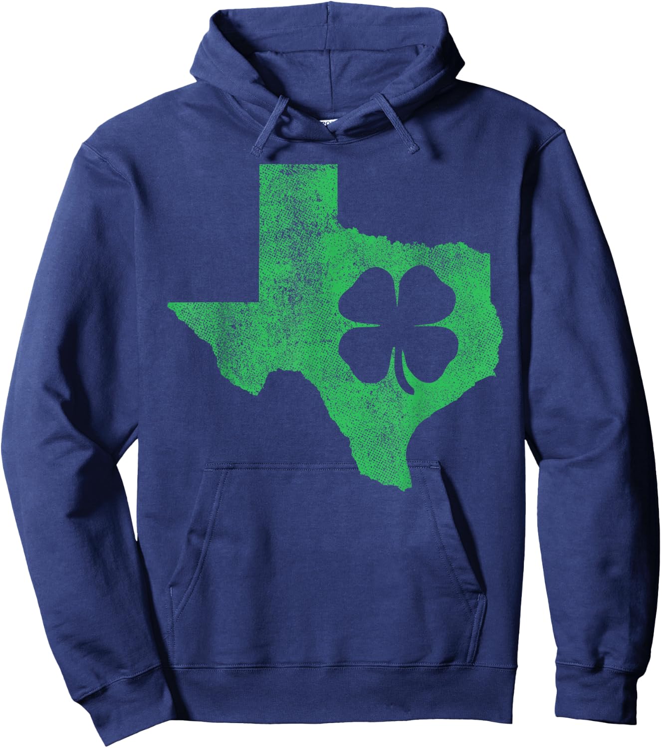 Texas Irish Shamrock St. Patrick's Day Saint Paddy's Gift Hoodie - Hoodie | Navy