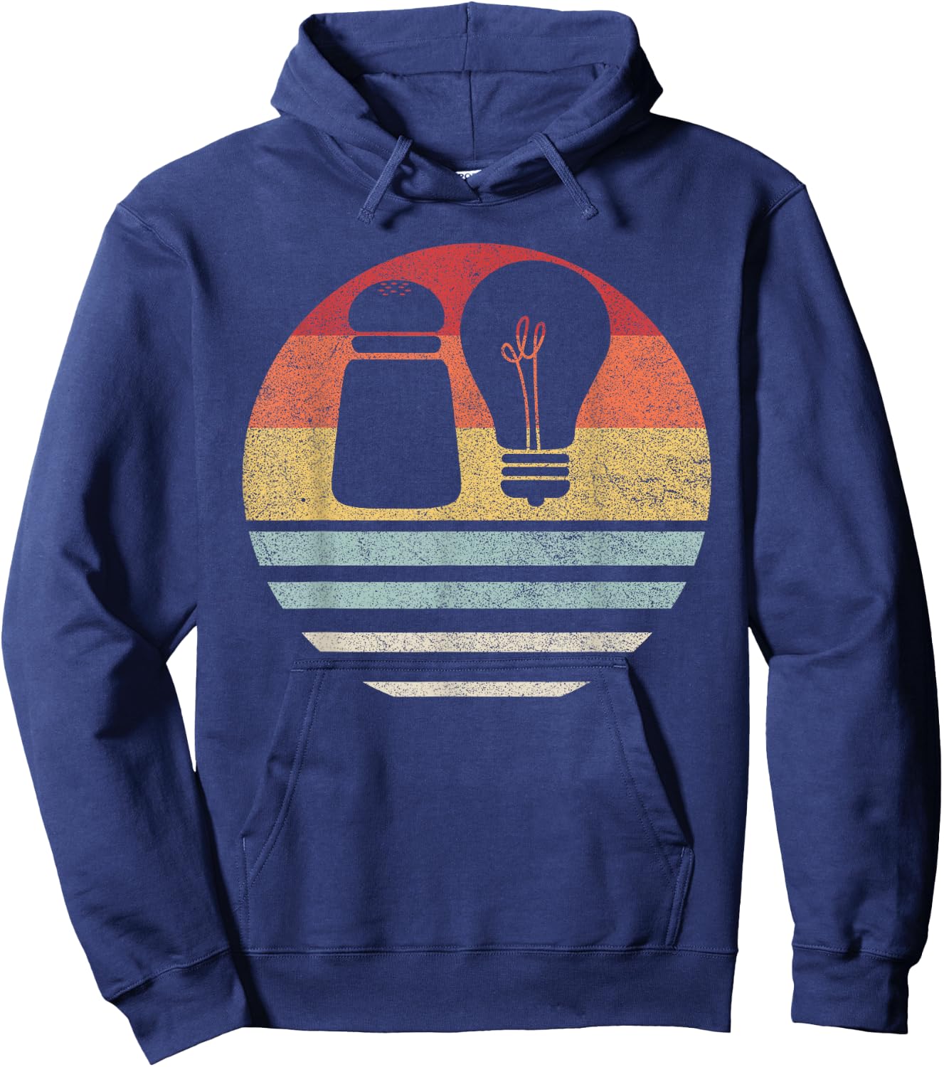 Retro Salt & Light Shirt Bible Verses Matthew 5:13-16 Christ Hoodie - Hoodie | Navy