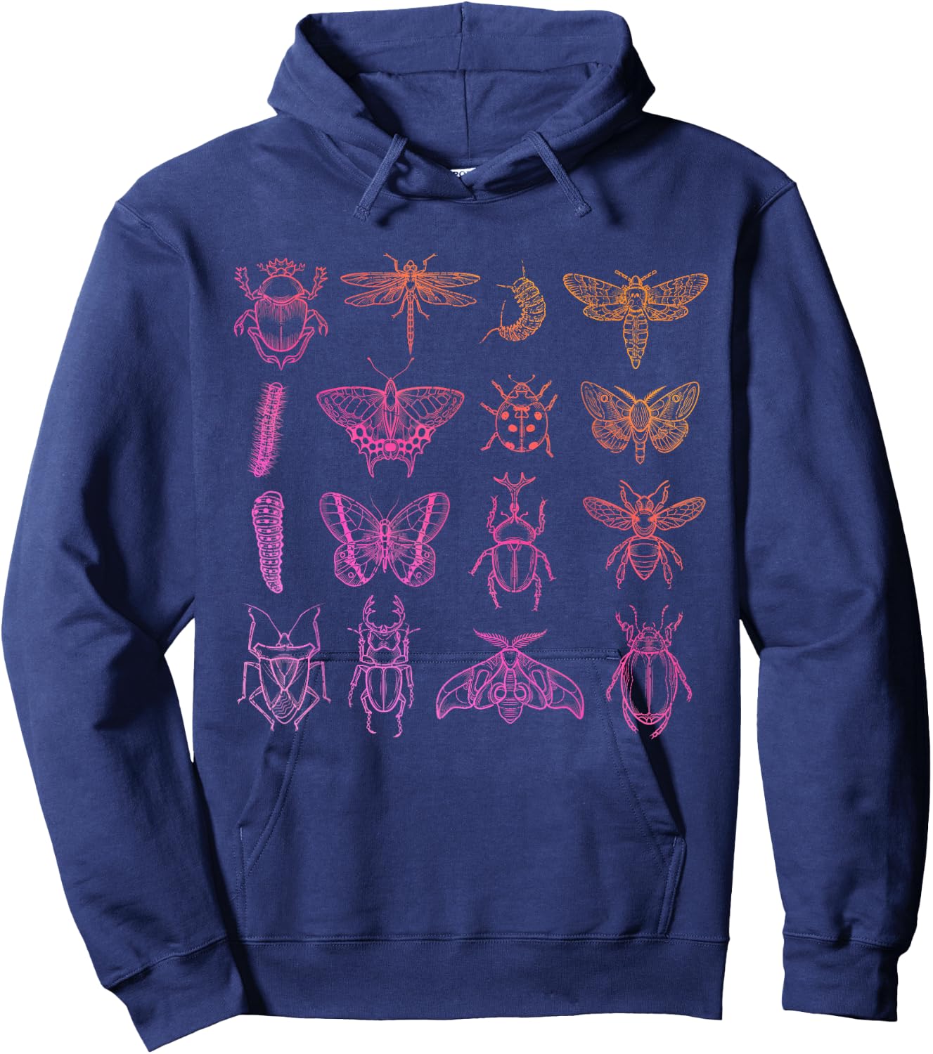 Insect Collector Bugs Entomology Bugs Beetle Biology Bug Hoodie - Hoodie | Navy